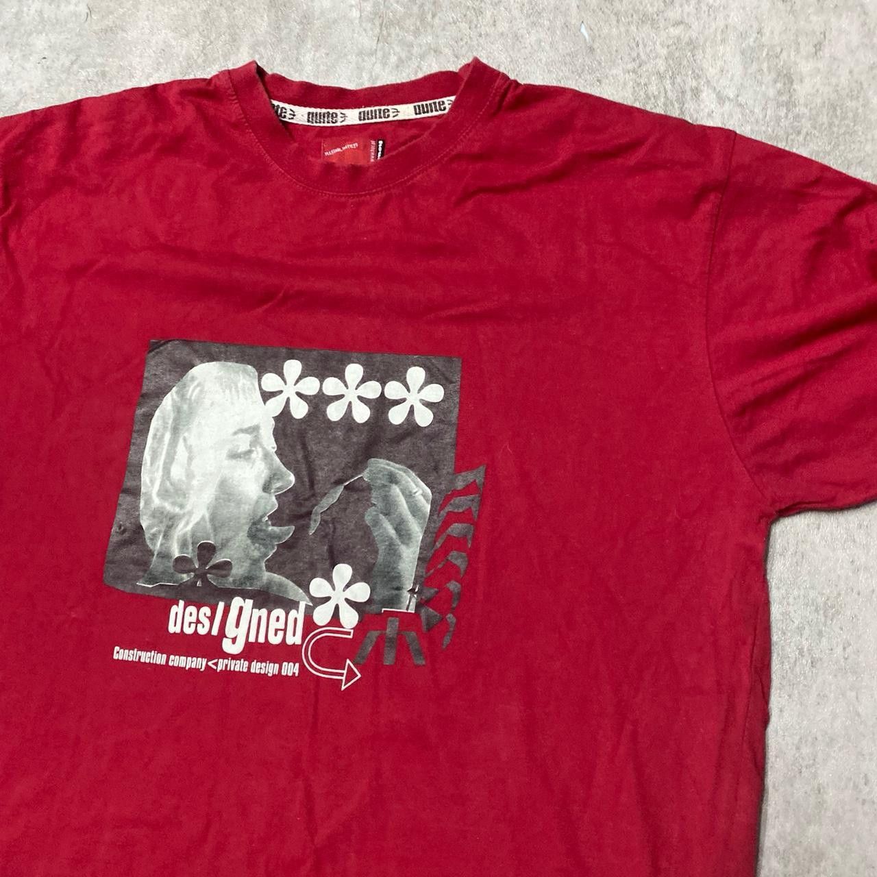 Other Red Designed by Desire vintage t-shirt clothing Size US XL / EU 56 / 4 - 2 Thumbnail