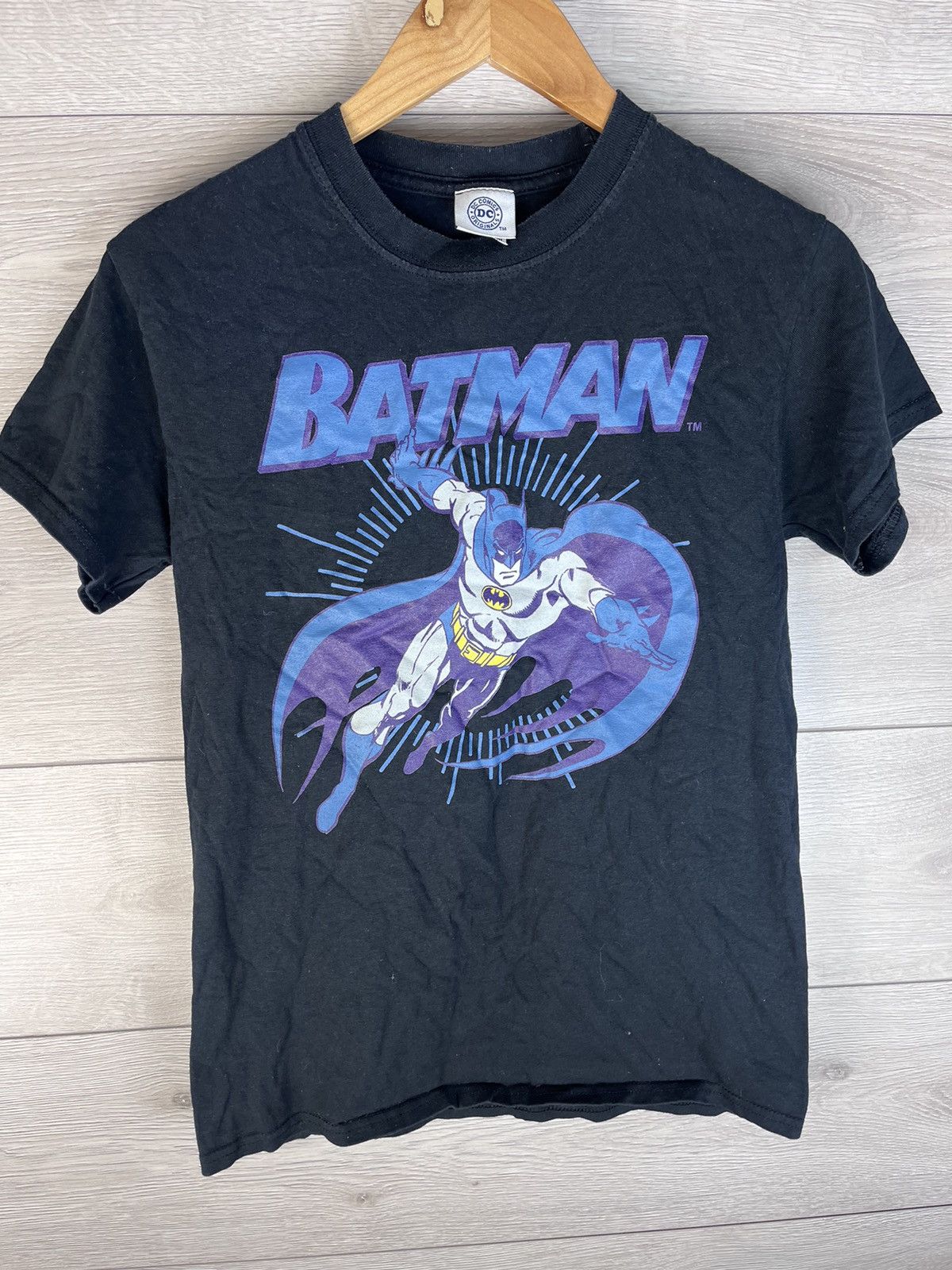 Gildan Vintage merch T-shirt Batman size S made in Usa Size US S / EU 44-46 / 1 - 4 Thumbnail