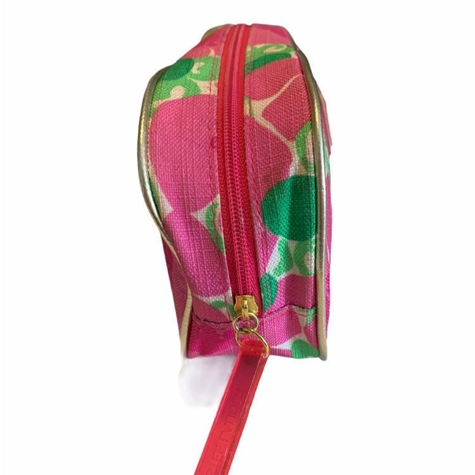 Lilly Pulitzer Lilly Pulitzer for Estee Lauder Women's Make Up Bag Pink Size ONE SIZE - 4 Thumbnail
