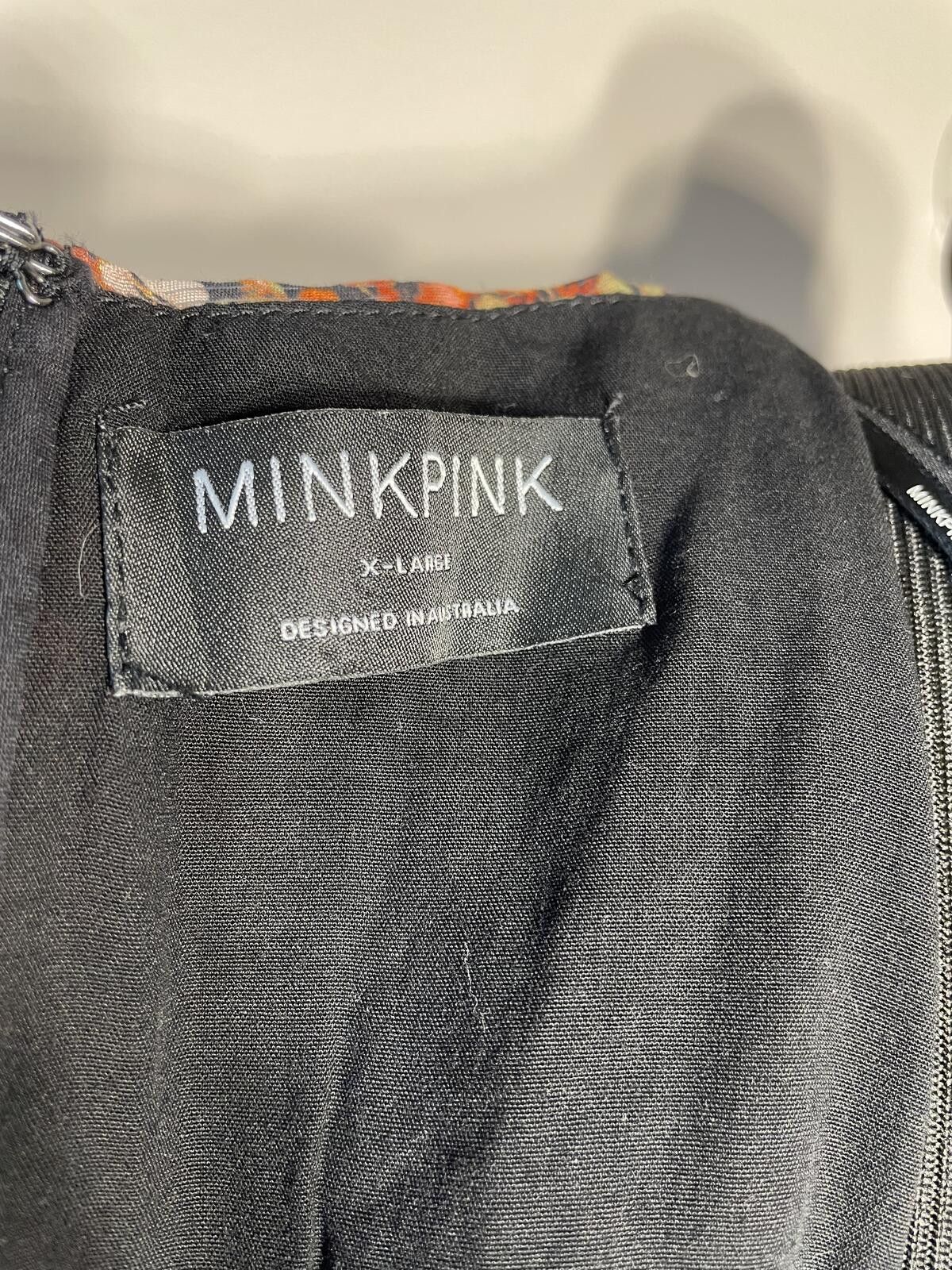 MINKPINK MINKPINK Gabae Wrap Mini Dress romance goth XL ditsy floral Size XL / US 12-14 / IT 48-50 - 2 Thumbnail