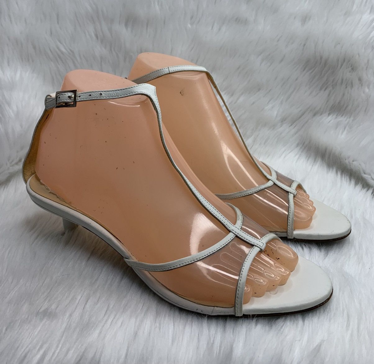 By Far By Far Kitten Heels Sandals Size US 7 / IT 37 - 1 Thumbnail
