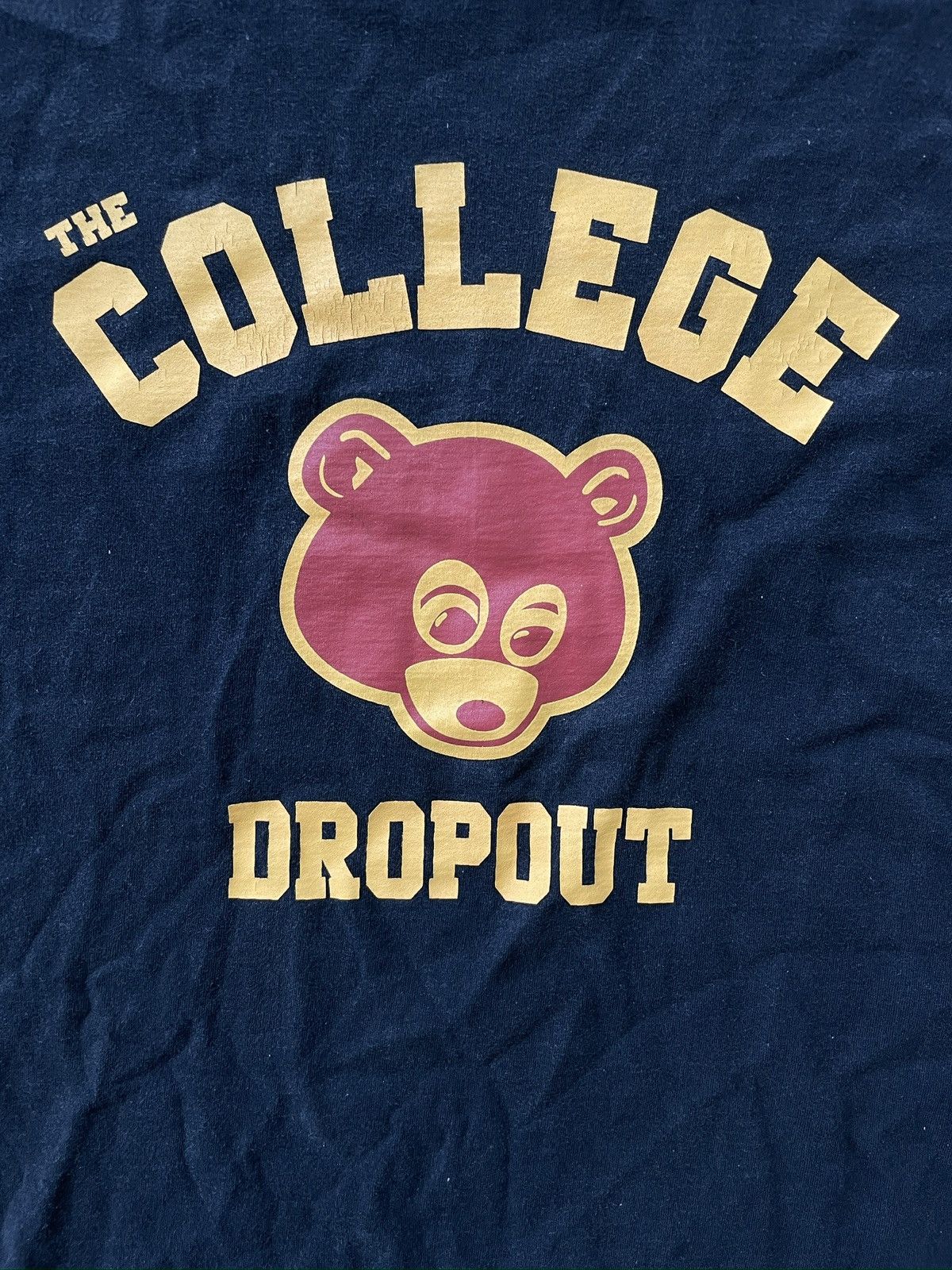 Band Tees × Rap Tees Y2K Kanye West “THE COLLEGE DROPOUT” Album Rap Tees Size US M / EU 48-50 / 2 - 2 Thumbnail