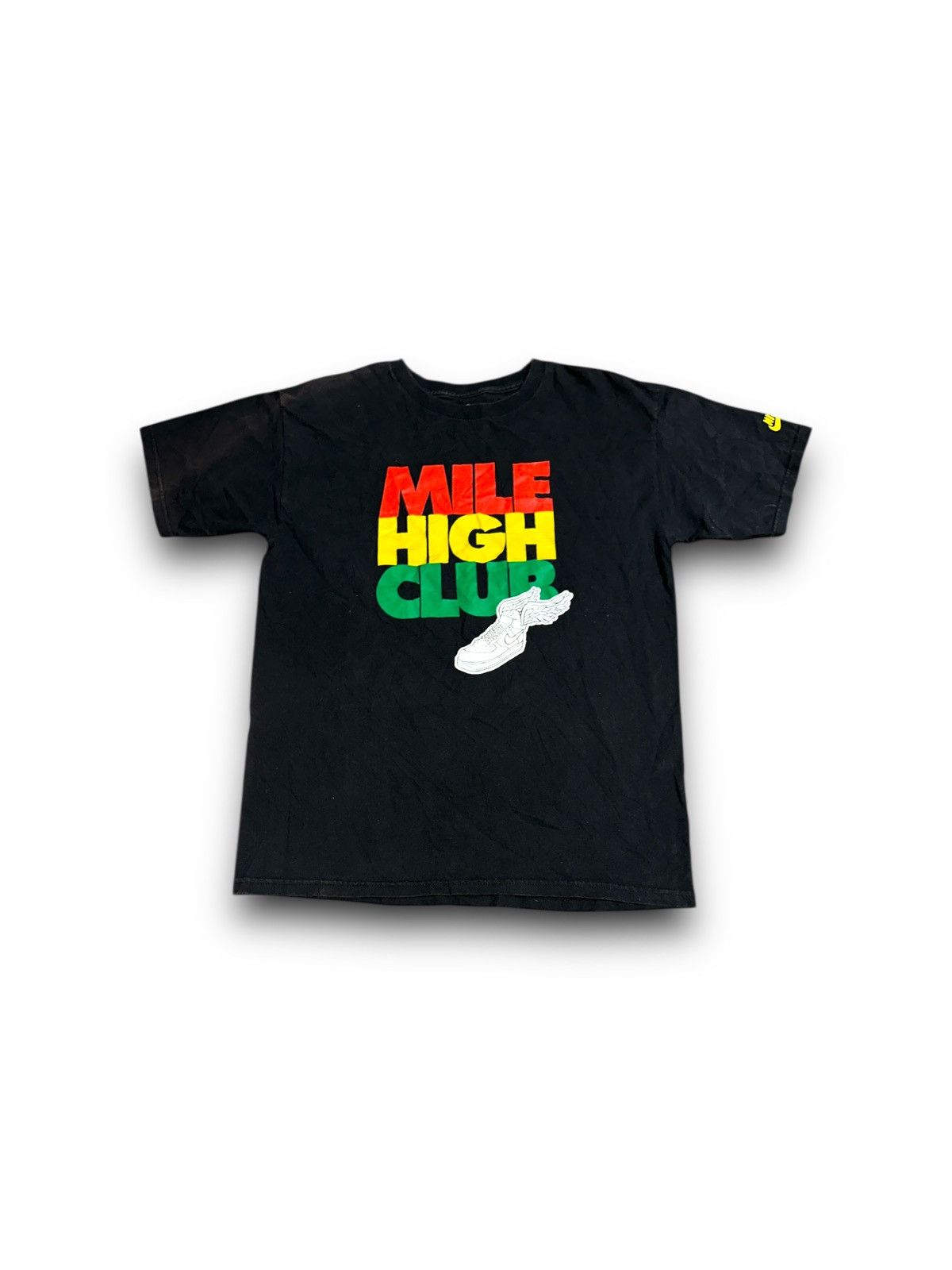 Nike Vintage Nike sportswear mile high club Rasta 420 t-shirt Size US M / EU 48-50 / 2 - 2 Thumbnail