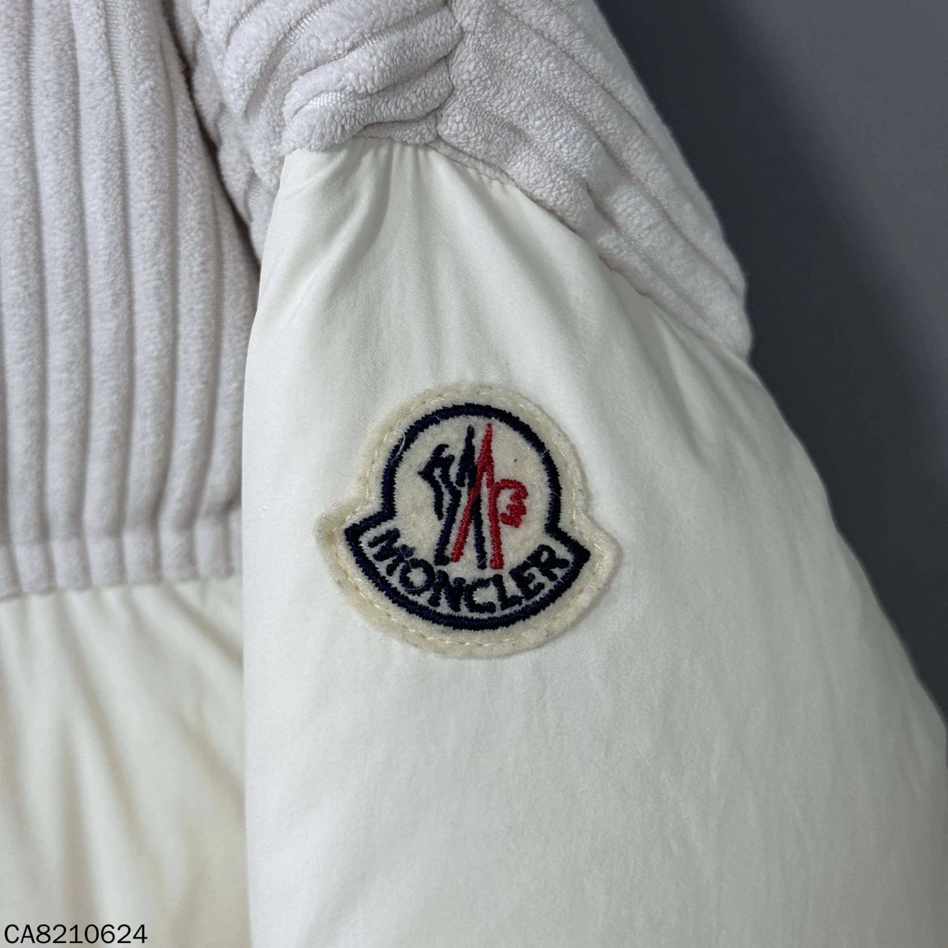 Moncler Moncler new light beige colorblock down jacket women's 0 Size XS / US 0-2 / IT 36-38 - 5 Thumbnail