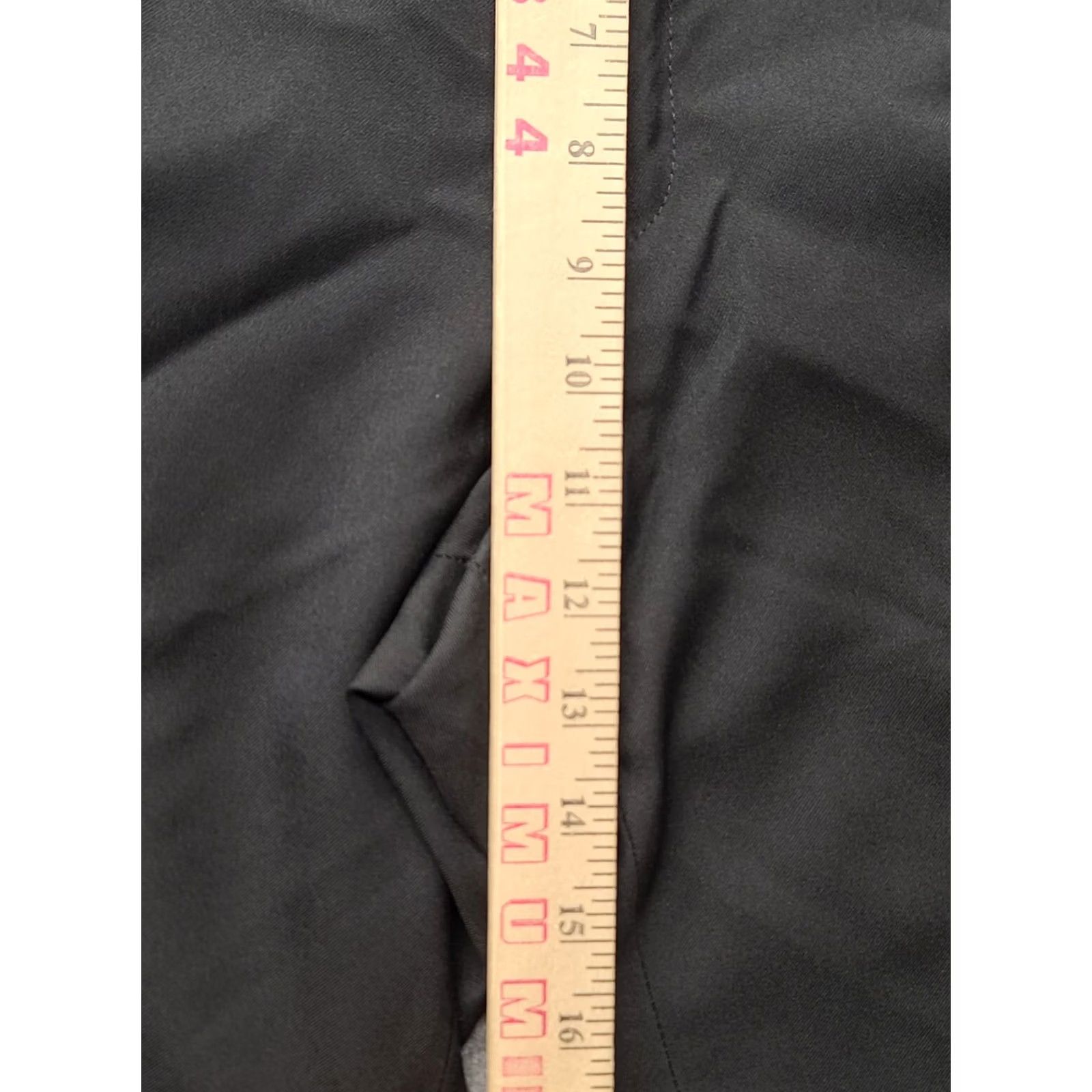 Haggar Haggar Smart Fiber Dress Pant Mens 36x29 Classic Fit Straight Leg Repreve Casual Dress Pants Men Black 36 29 Slim Size US 36 / EU 52 - 5 Thumbnail