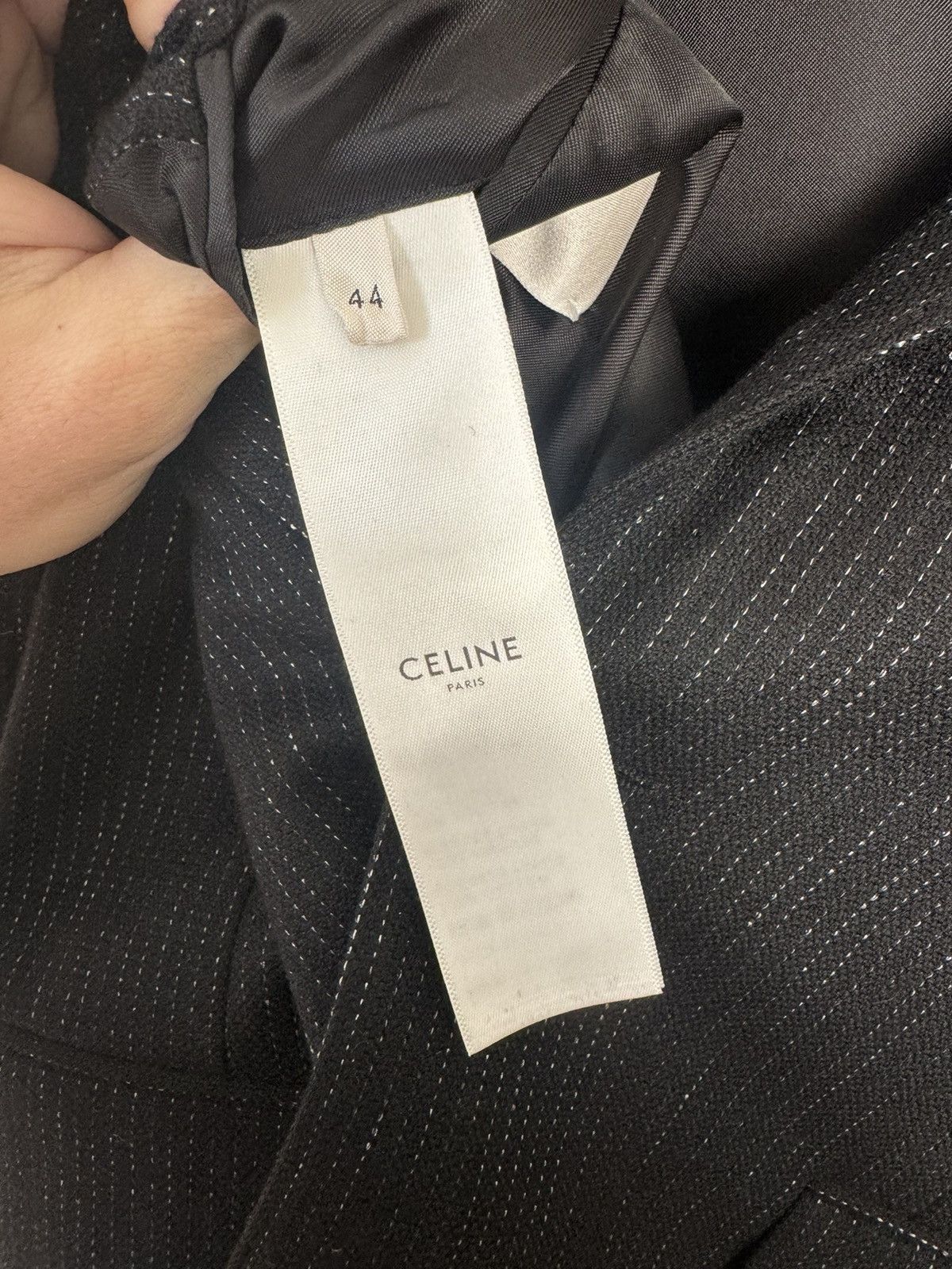 Celine × Hedi Slimane Celine 19SS black blazer Size 34R - 10 Thumbnail