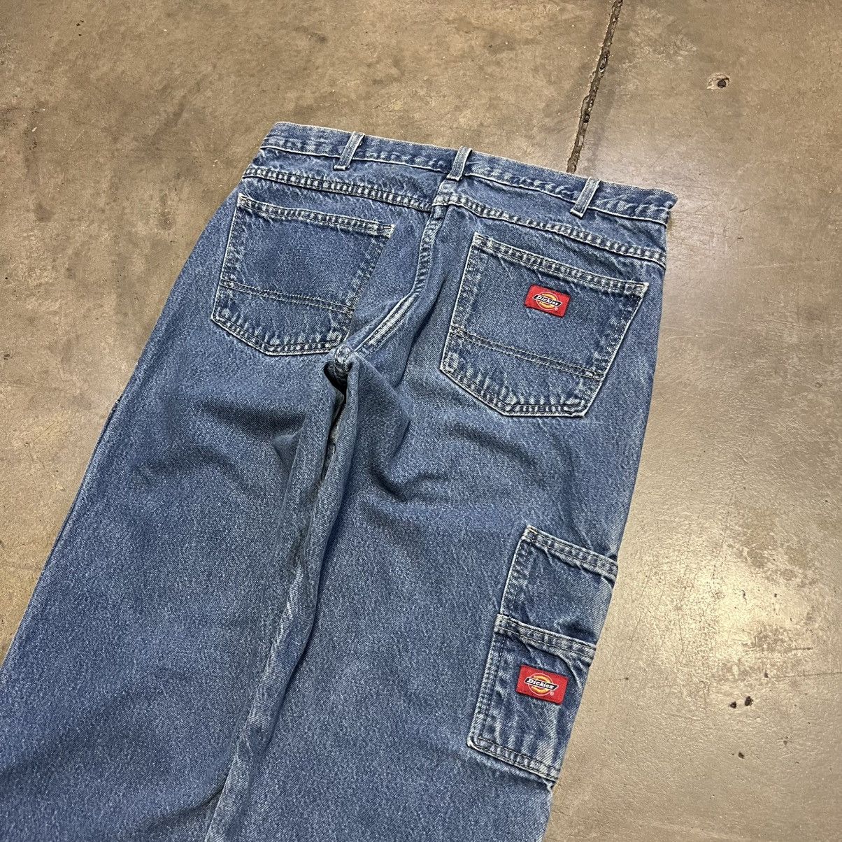 Vintage Dickies Double Knee Carpenter Denim Pants Jean Baggy