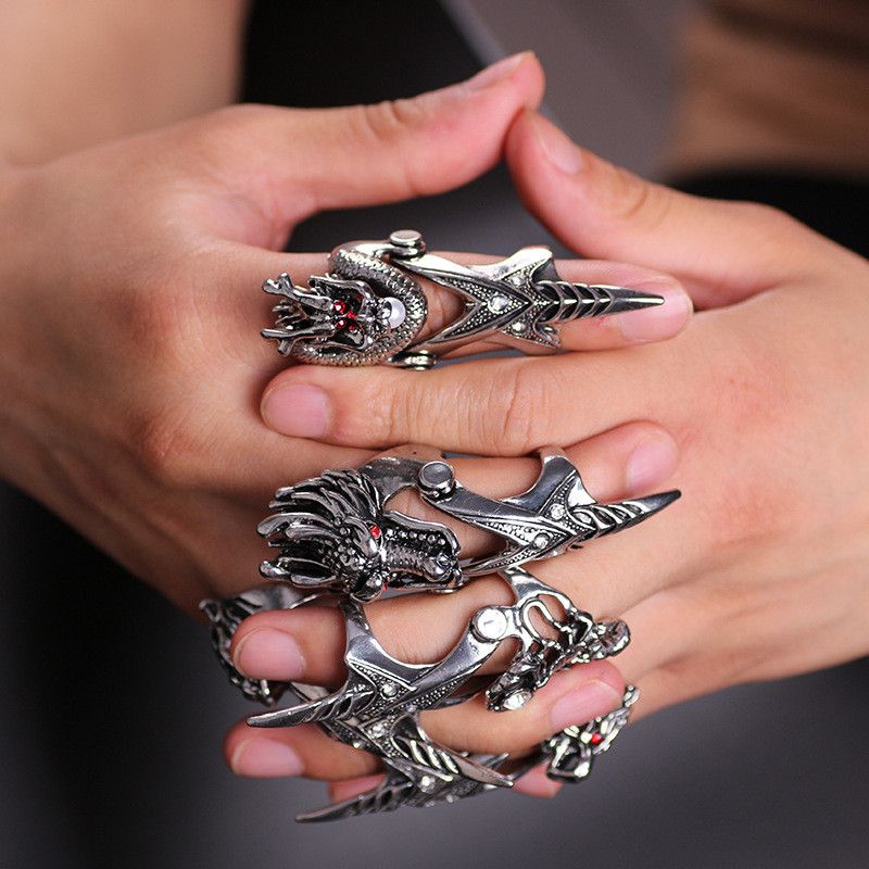 Jewelry Modern Jewelry Rings Open Size Chrome Ring (Size 7-13) Size ONE SIZE - 1 Thumbnail
