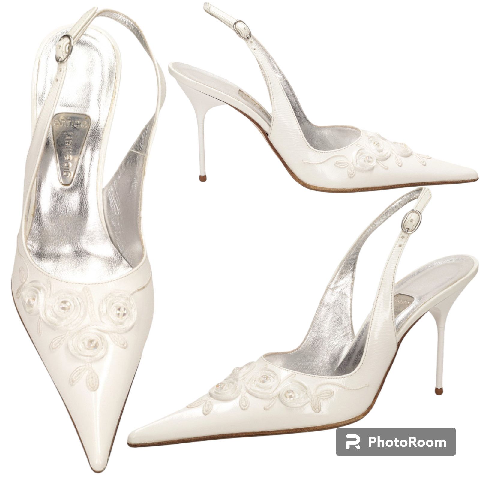 Other Pointed toe pumps slingback US 6.5 brand Enrico Gibellieri Size US 6.5 / IT 36.5 - 1 Thumbnail
