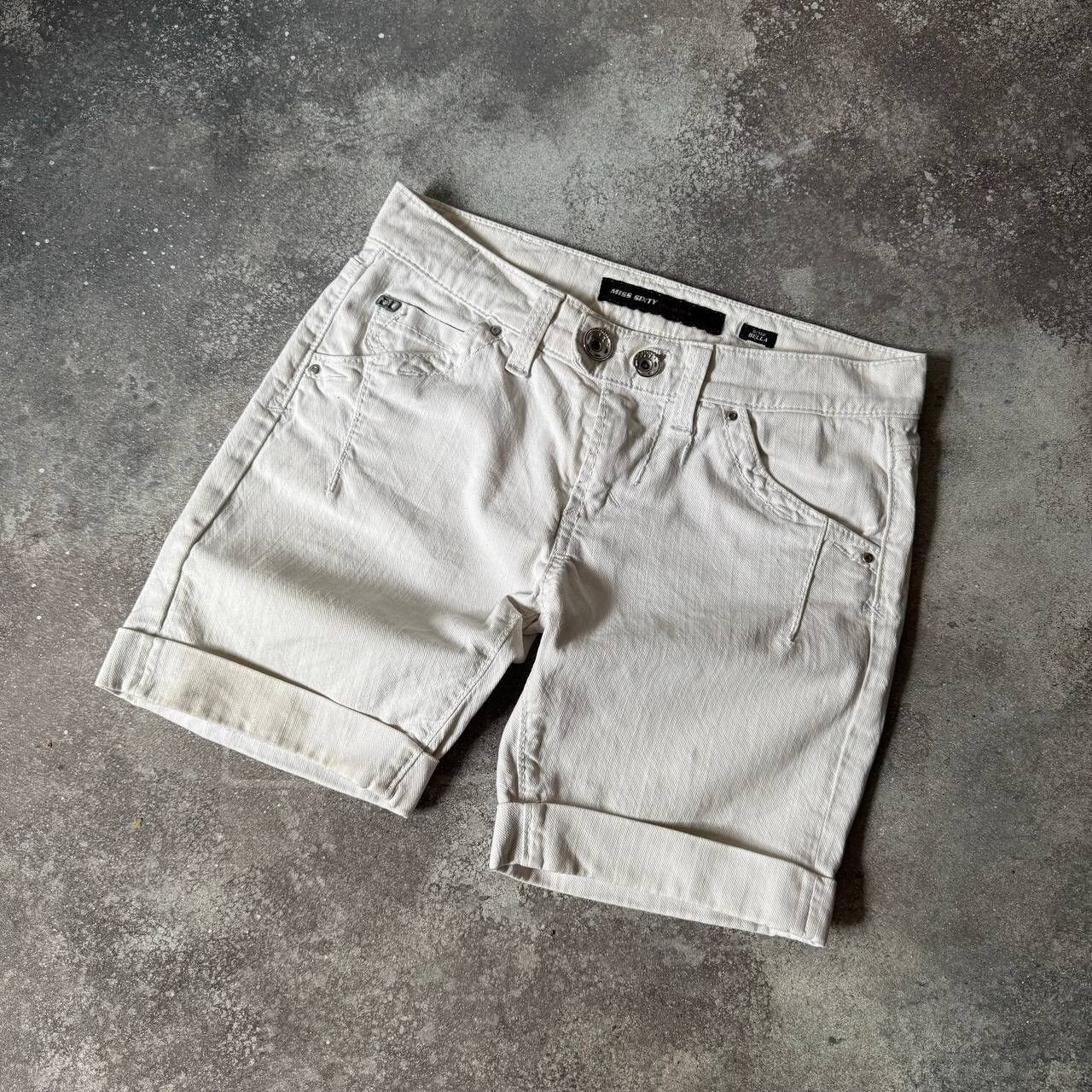 Japanese Brand × Miss Sixty × Vintage Miss Sixty Y2K Vintage Woman’s Shorts Size 26" / US 2 / IT 38 - 1 Thumbnail