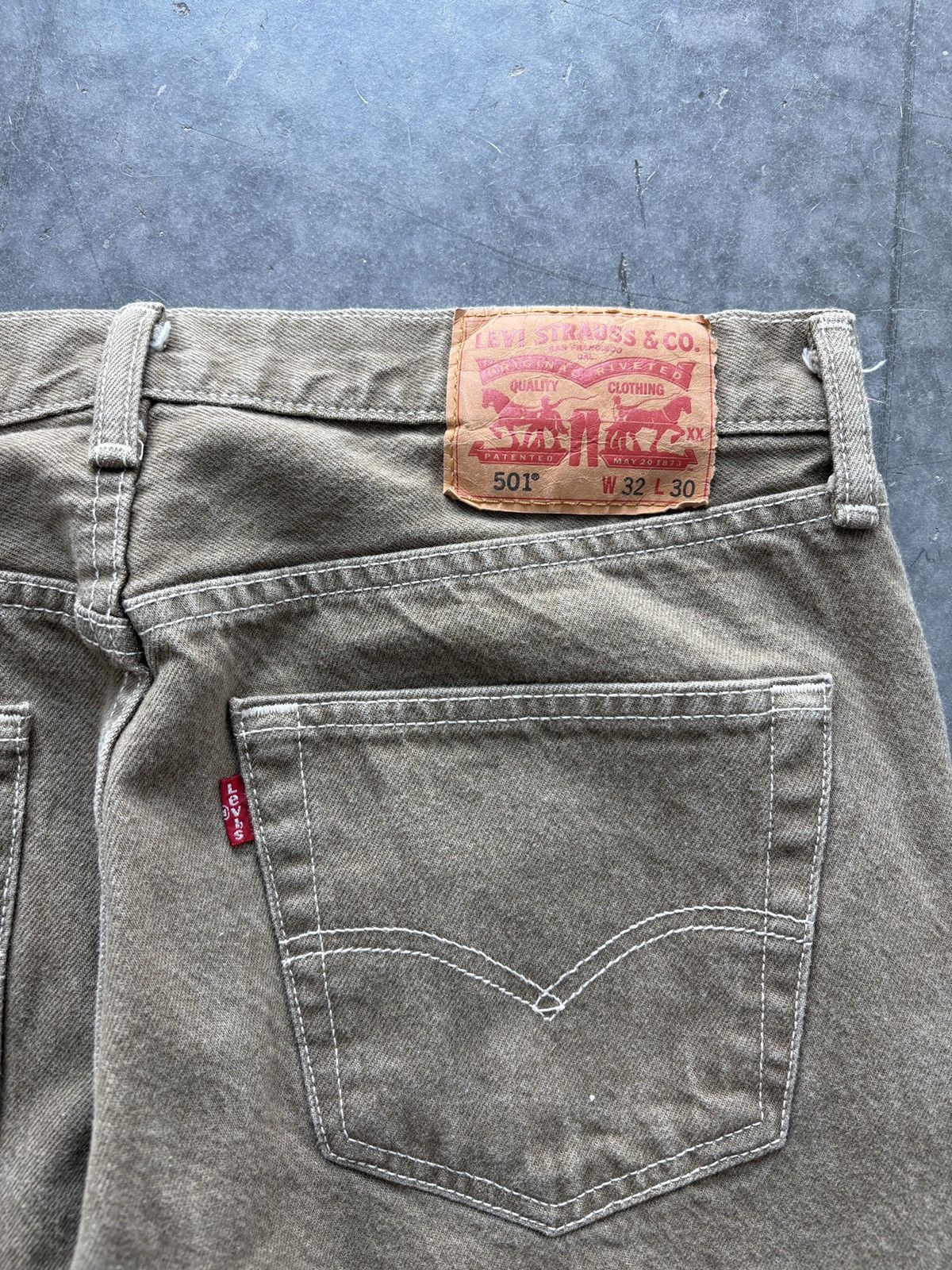 Levi's Vintage Y2K Levis 501 Denim Jean Shorts Size 32 Size US 32 / EU 48 - 2 Thumbnail