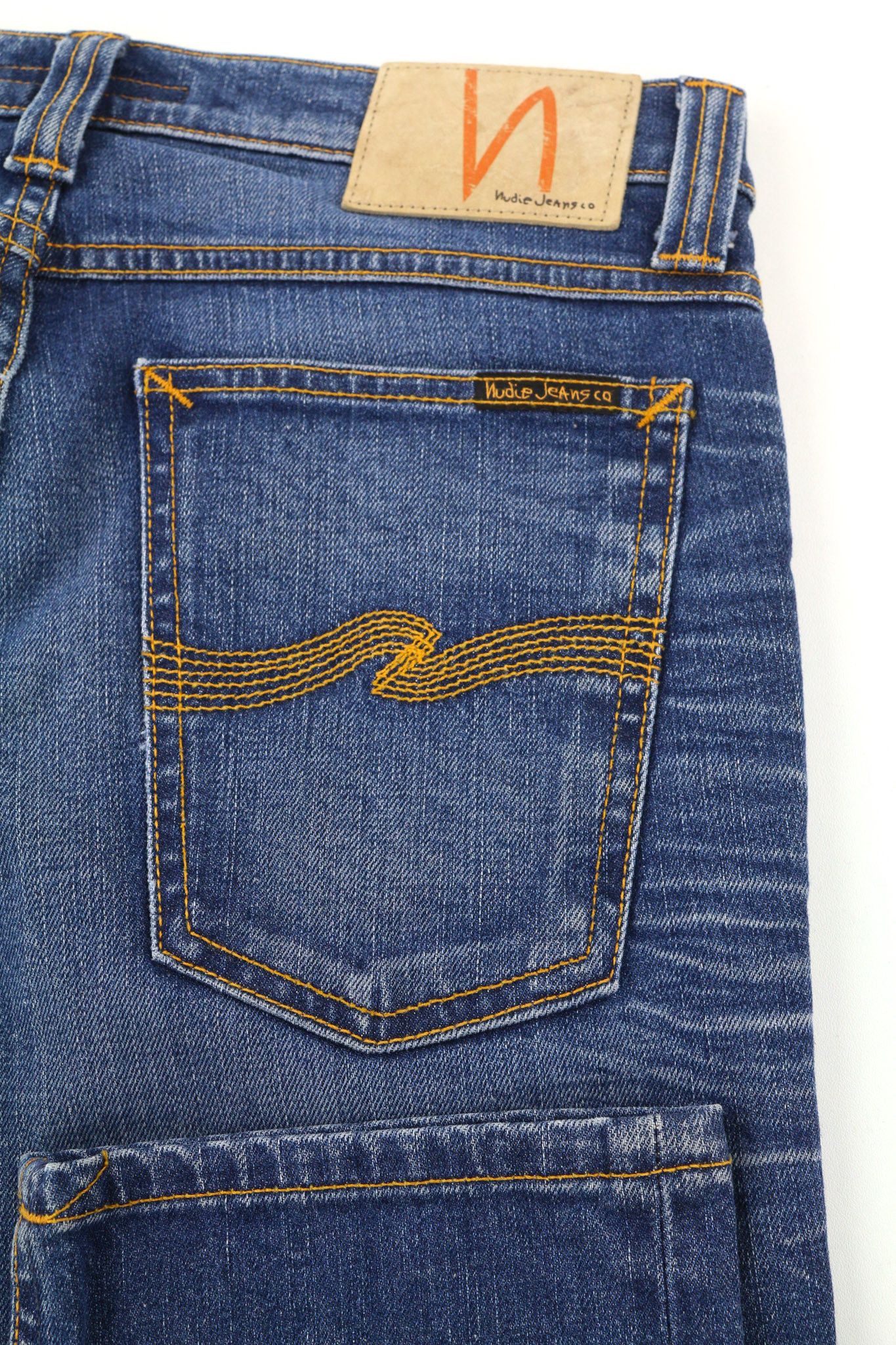 Nudie Jeans TUBE KELLY W28/L32 Cotton Stretch Blue Jeans 80613 Size US 28 / EU 44 - 5 Thumbnail