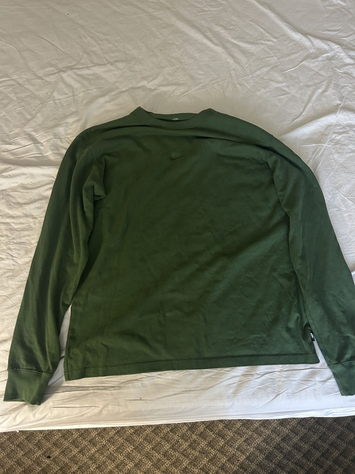 Nike Green Nike Tee LongSleeve Size US S / EU 44-46 / 1 - 2 Thumbnail
