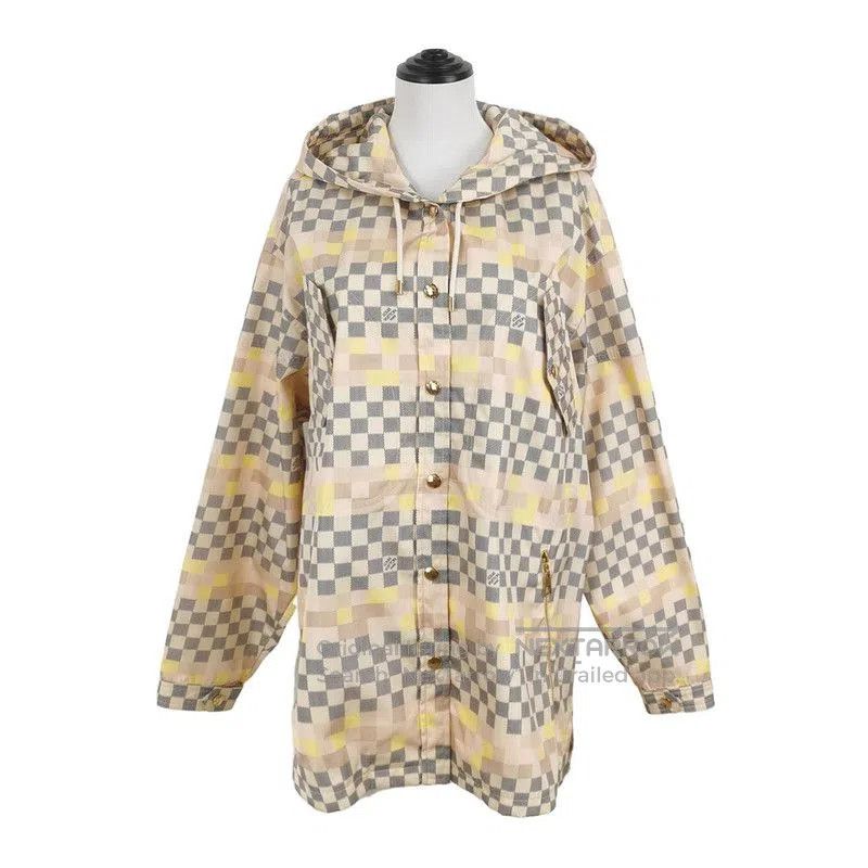 Louis Vuitton Louis Vuitton Color Blocked Checkered Hooded Jacket. Size US M / EU 48-50 / 2 - 1 Thumbnail