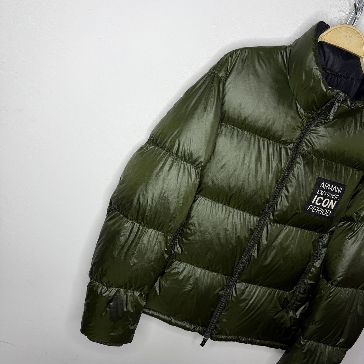 Emporio Armani Armani Icon Period Puffer Down Green Jacket Size US M / EU 48-50 / 2 - 3 Thumbnail
