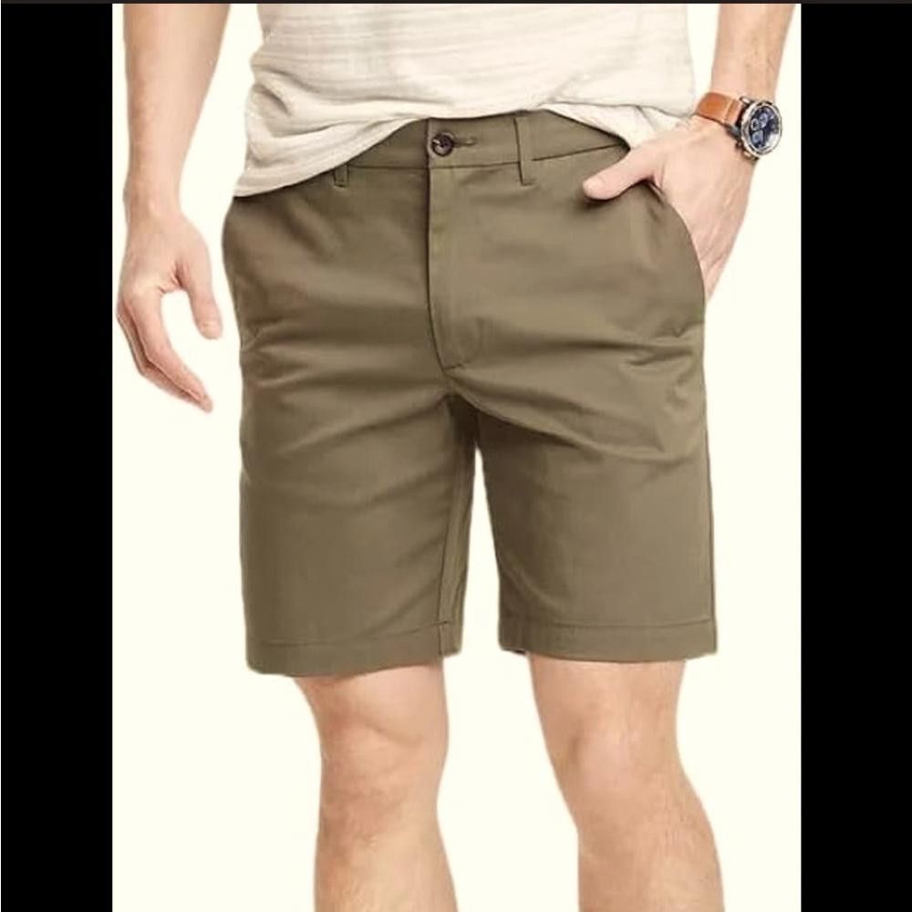Designer RETREAT Shorts Safari Green Waist 36 Cotton Comfortable Fit Size US 36 / EU 52 - 1 Thumbnail