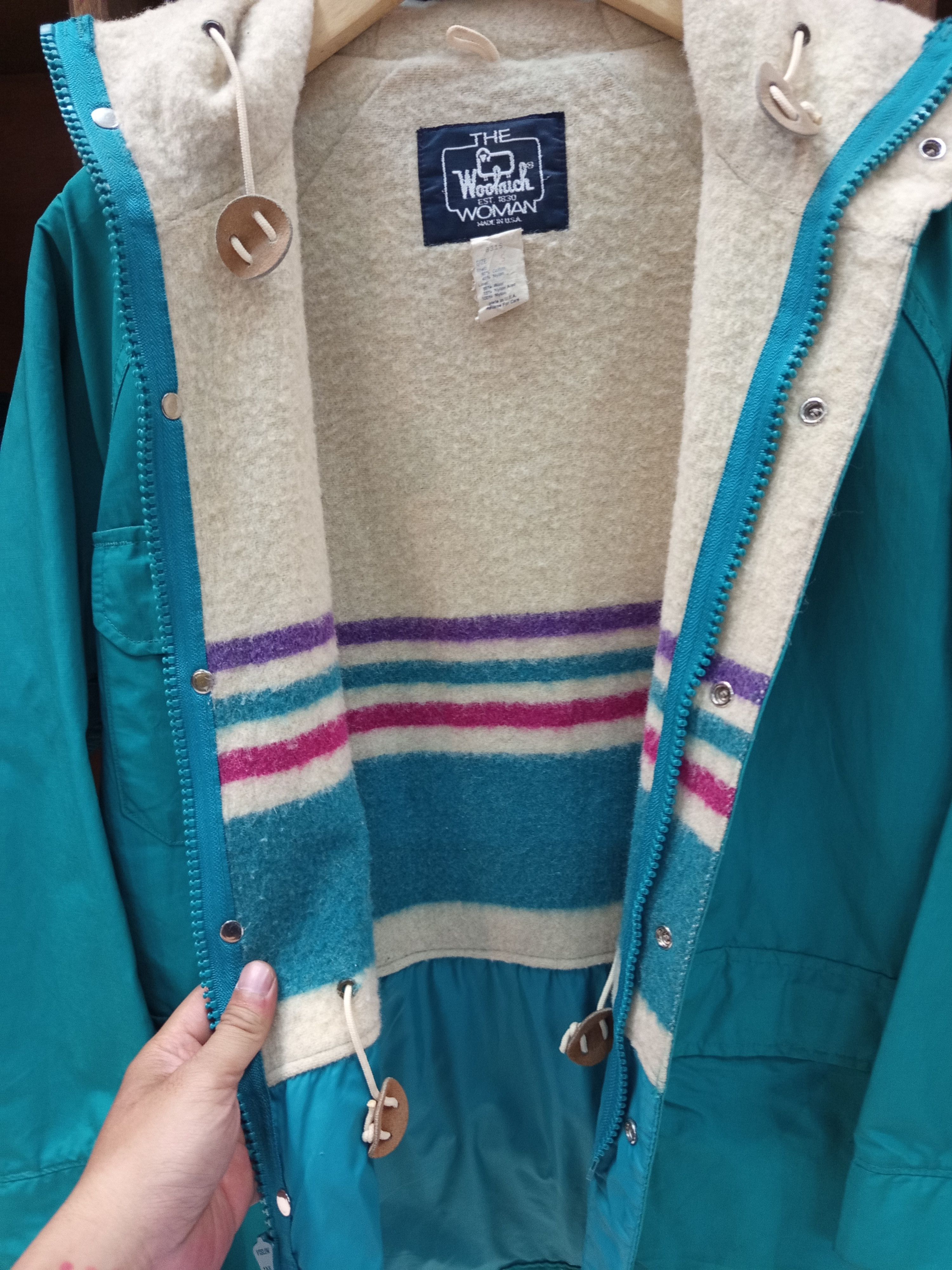 Vintage 1980s WOOLRICH Mountain Jacket Size S / US 4 / IT 40 - 9 Thumbnail