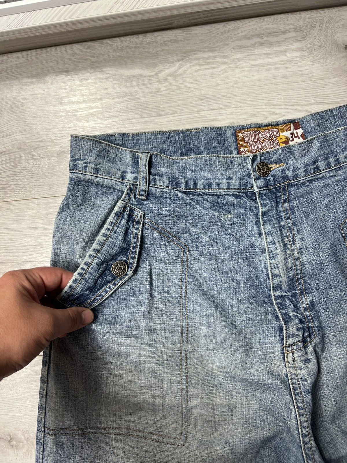 Snoop Dogg Vintage Snoop Dog Baggy Style Jeans / Denim Pants Size US 34 / EU 50 - 6 Thumbnail