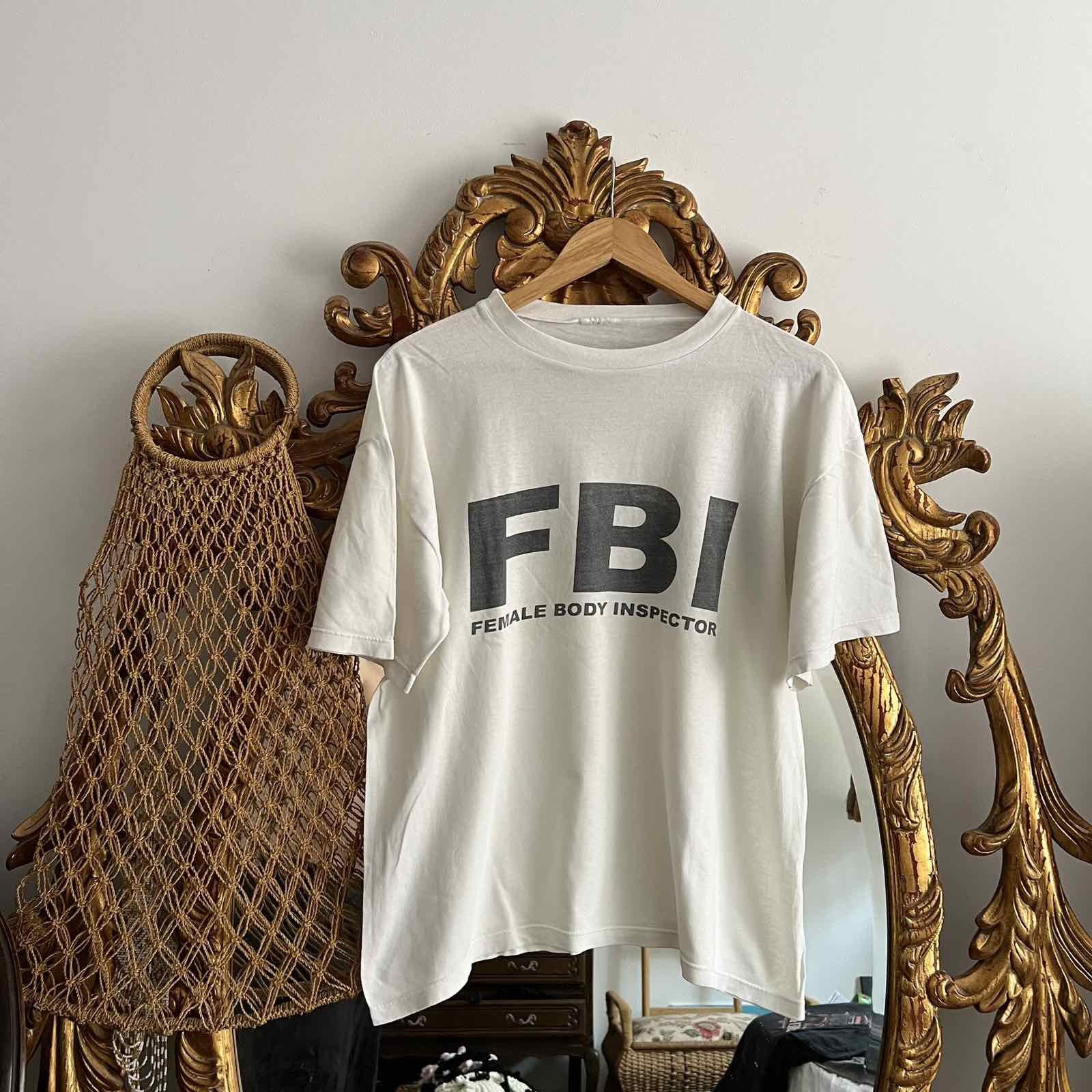 Other Vintage FBI Faded Tee Female Body Inspector Sz XL Size US XL / EU 56 / 4 - 1 Thumbnail
