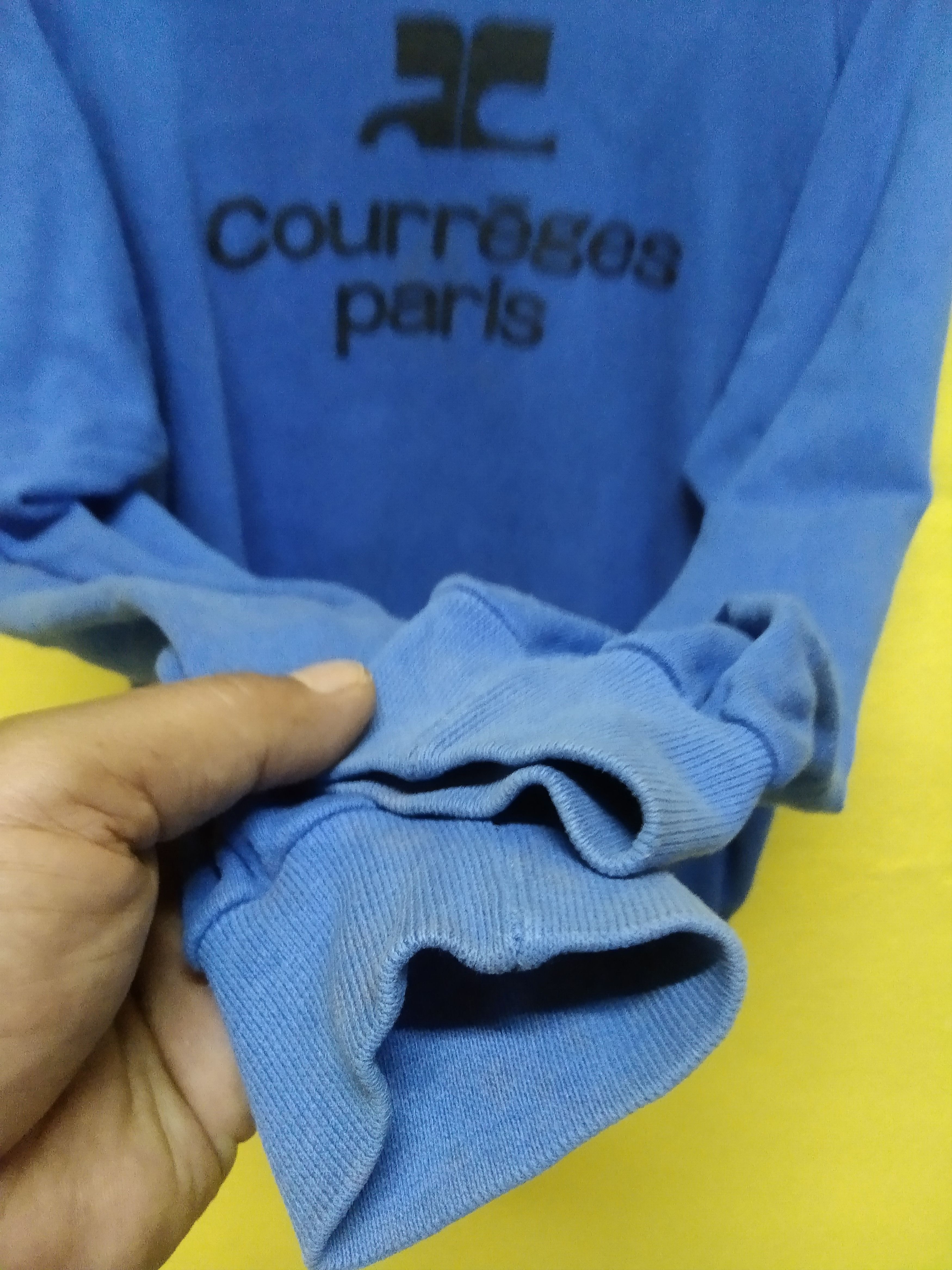 Andre Courreges × Courreges Vintage Courreges Paris Sweatshirt Size US L / EU 52-54 / 3 - 4 Thumbnail