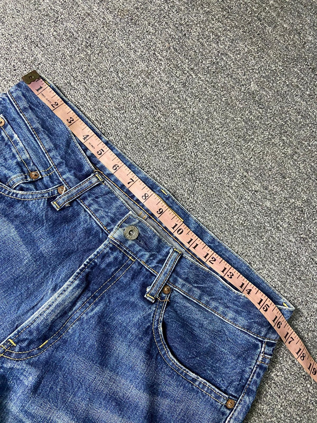 Japanese Brand × Vintage Original Basic Brand Regular Fit Bootcut Jeans (131) Size US 33 - 10 Thumbnail