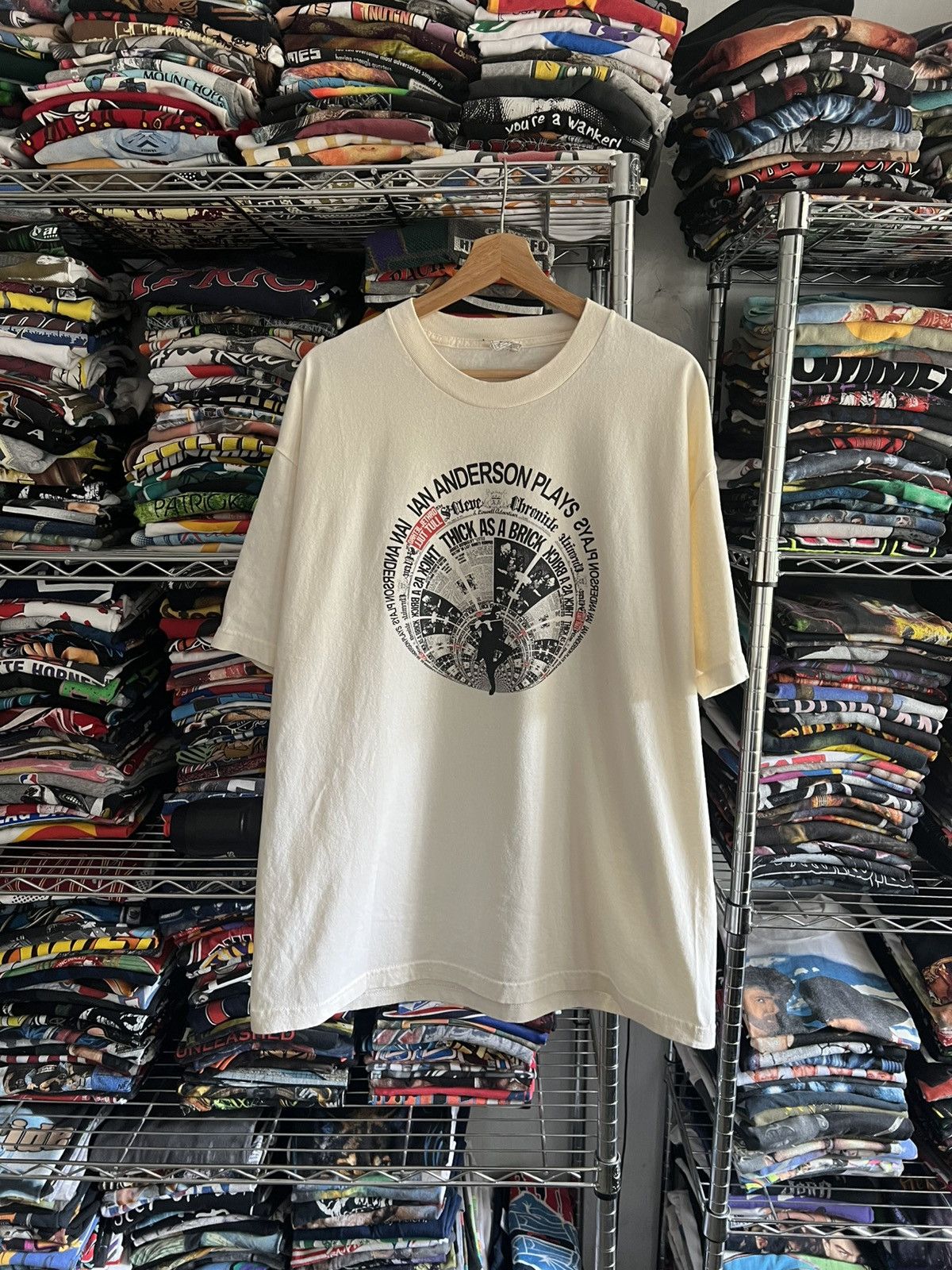 Band Tees Ian Anderson Jethro Tull Plays Thick as a Brick 2012 Tee Size US XL / EU 56 / 4 - 1 Thumbnail