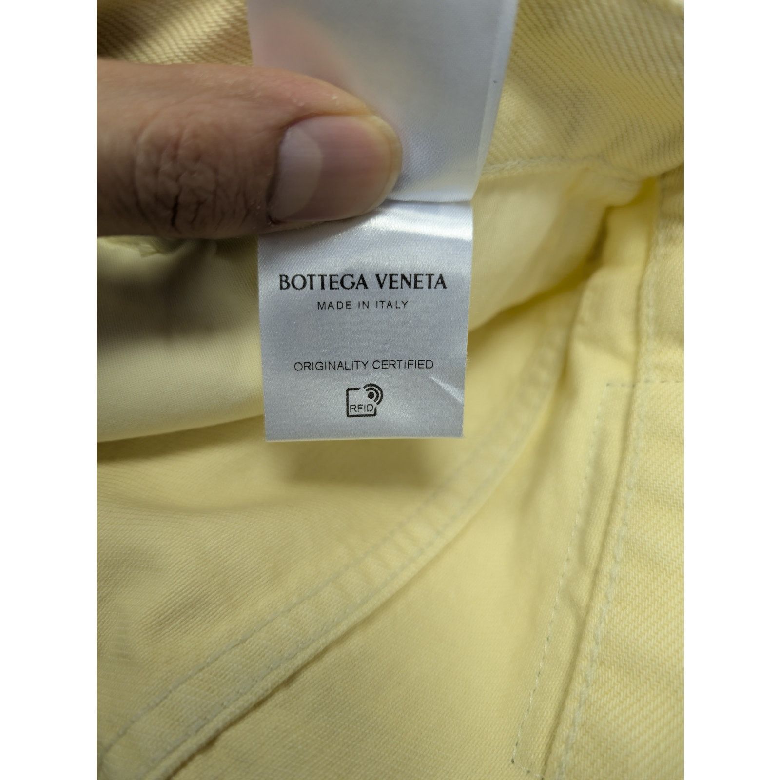 Bottega Veneta o1rshd1 Washed Coloured Denim Trousers Jean in Banana Size US 30 / EU 46 - 21 Thumbnail