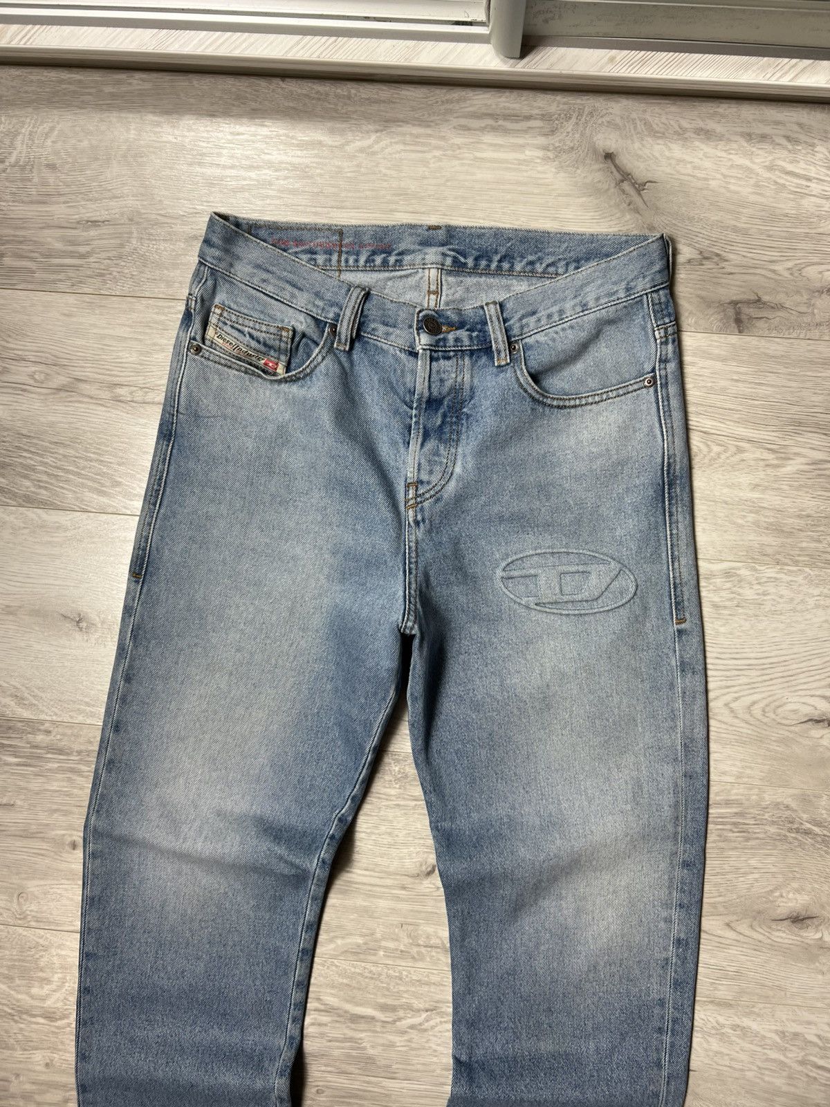 Diesel RARE Diesel Jeans With 3D Logo “D” Denim Pants Size US 30 / EU 46 - 2 Thumbnail