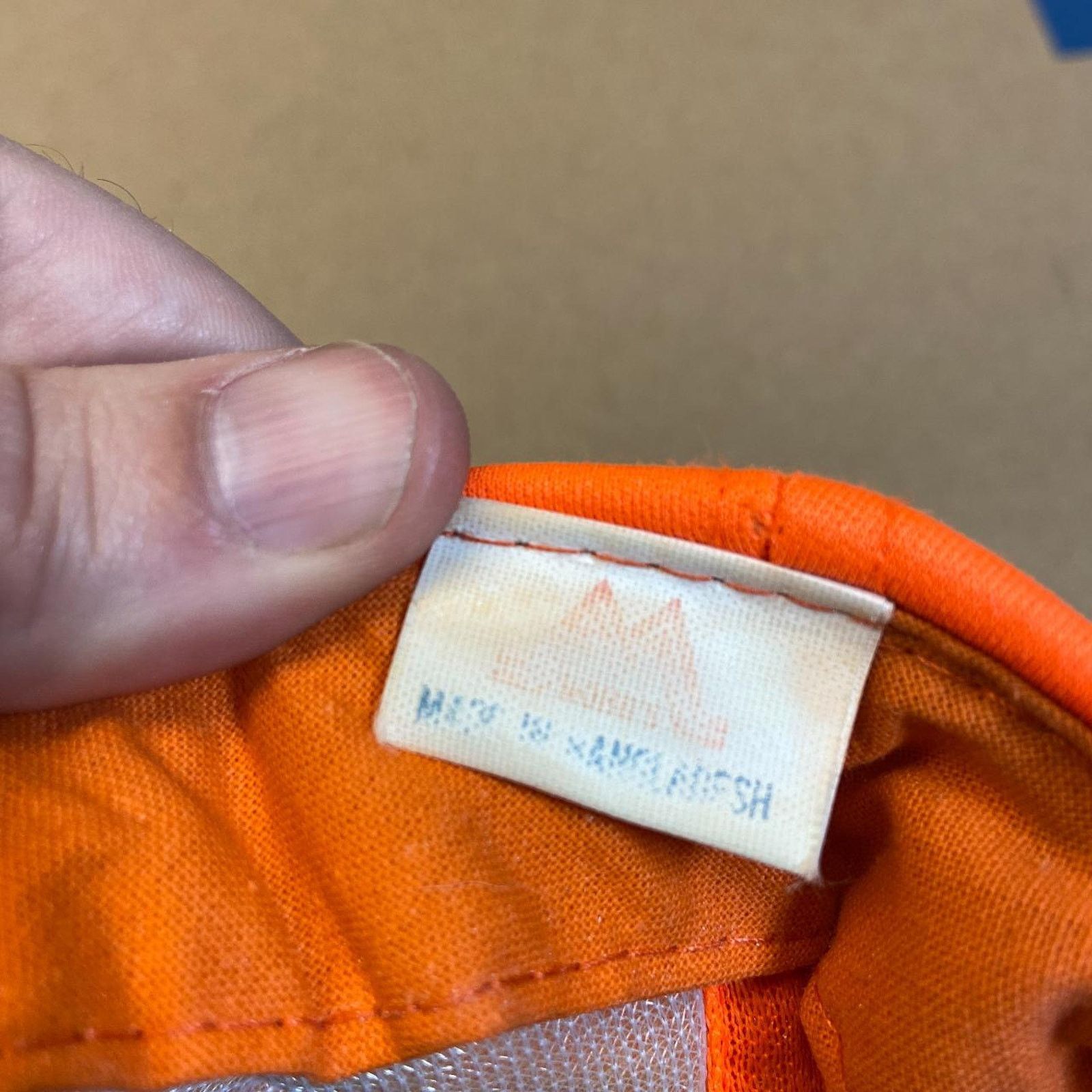 Starter 90s orange Wyoming trucker hinting Size ONE SIZE - 4 Thumbnail