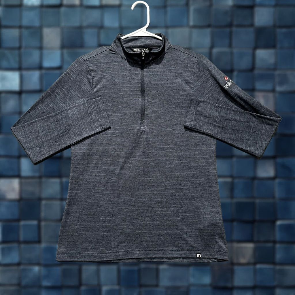 TravisMathew Travis Mathew Pullover Shirt Womens Small Heather Blue Lightweight Crestview 1/4-Zip Size M / US 6-8 / IT 42-44 - 1 Thumbnail
