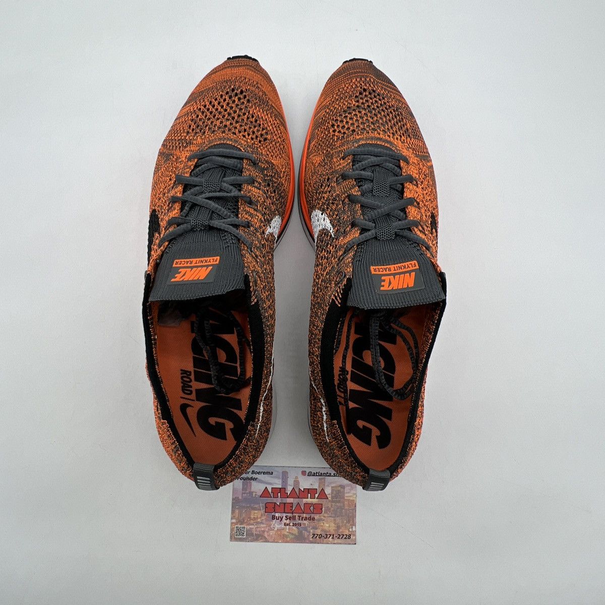 Nike Flyknit racer total orange Size US 11 / EU 44 - 6 Thumbnail