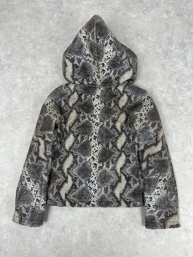 Giorgio Armani AW2014 Giorgio Armani Python Snakeskin Effect Light Hood Jacket Size S / US 4 / IT 40 - 2 Thumbnail