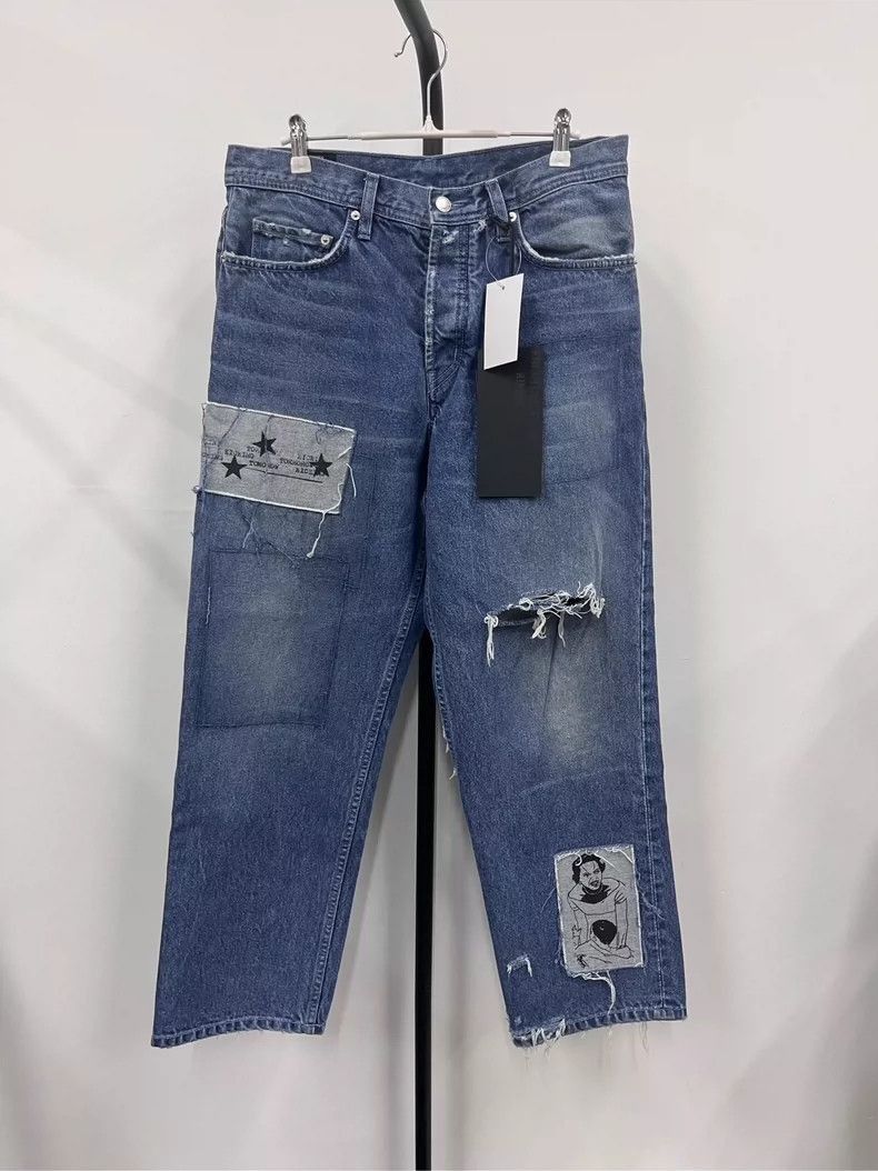 Enfants Riches Deprimes Enfants Riches Deprimes Patchwork Denim Pants-2506 Size US 31 - 1 Thumbnail