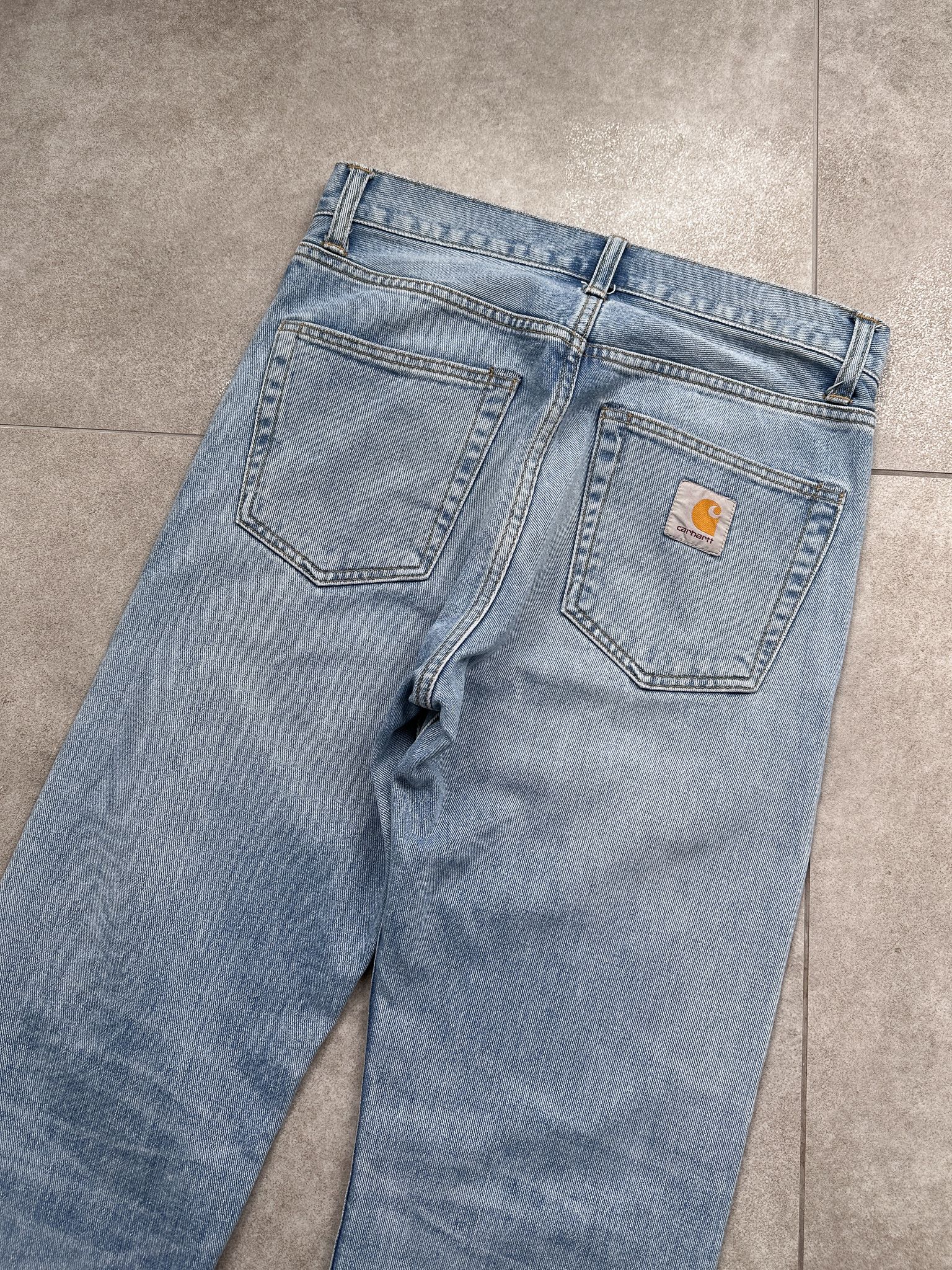 Carhartt Carhartt Pontiac Blue Denim Pants Jeans Size US 30 / EU 46 - 1 Thumbnail