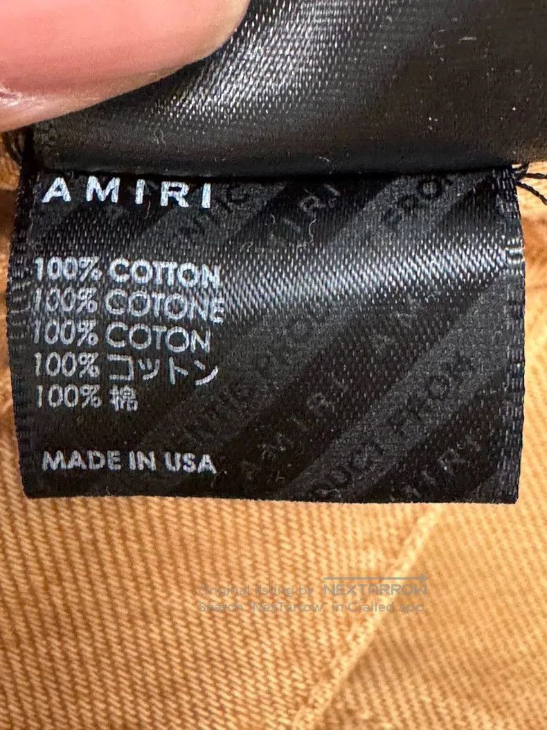 Amiri Amiri FW22 Scissors Print Straight Jeans. Size US 32 / EU 48 - 8 Thumbnail
