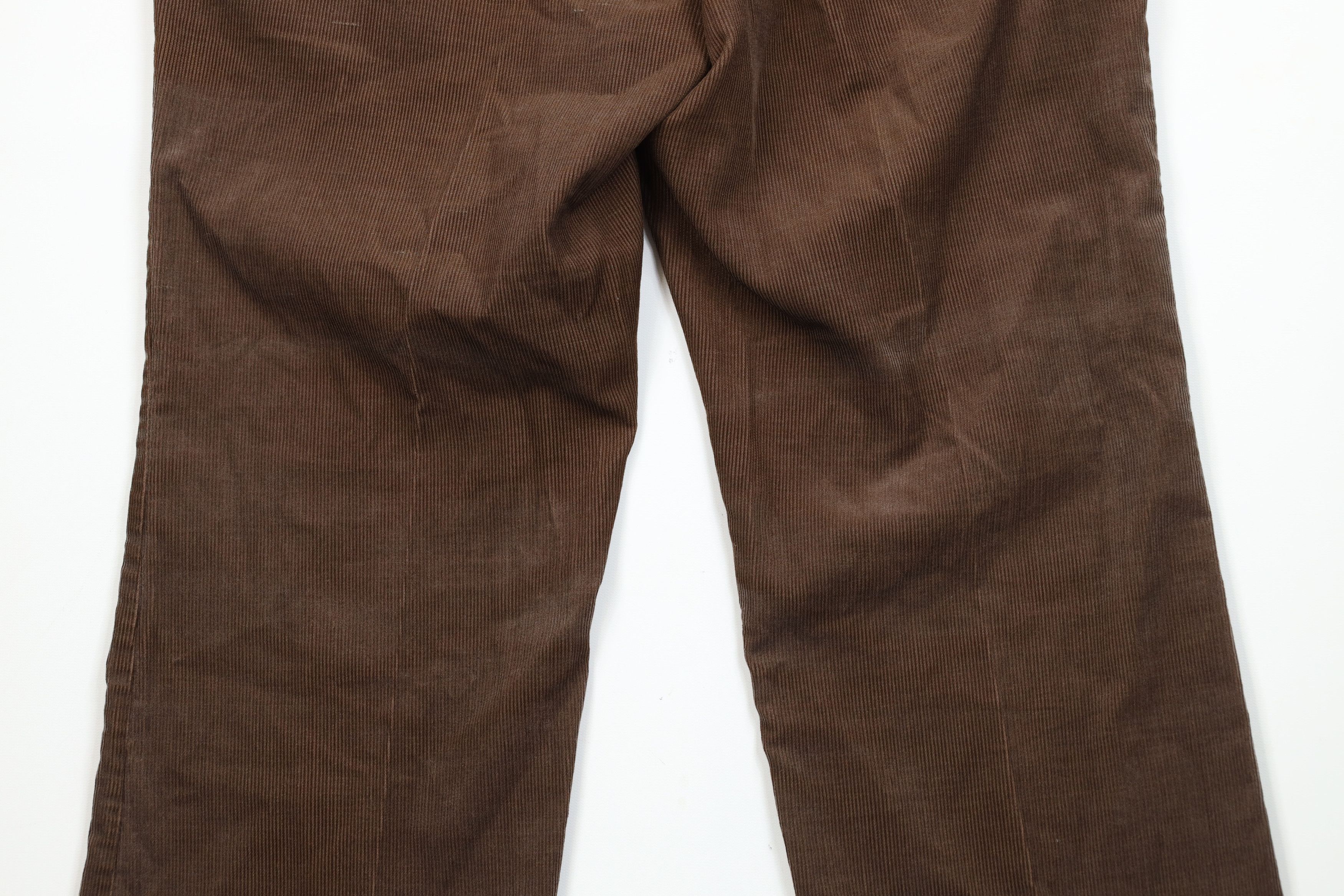 Big Mac Vintage 70s Big Mac Corduroy Wide Leg Chino Pants Brown USA Size US 32 / EU 48 - 11 Thumbnail
