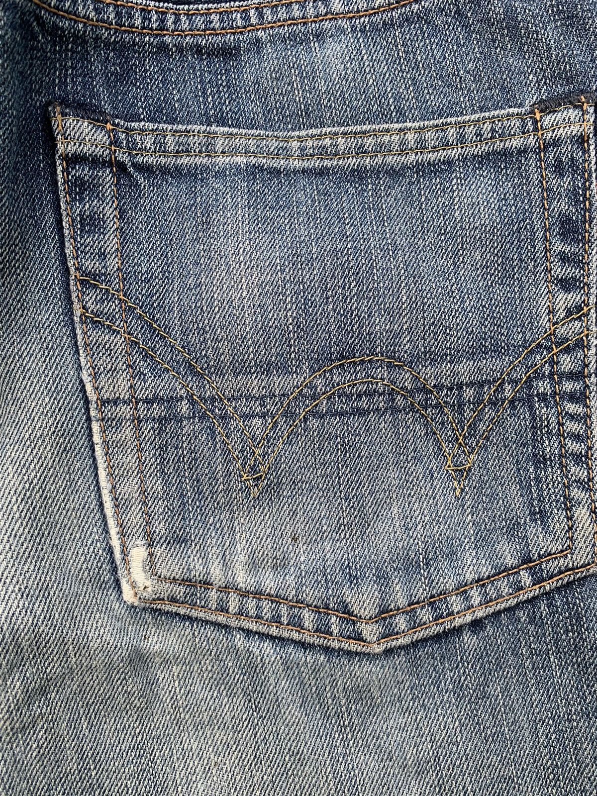 Edwin × If Six Was Nine × Kapital Vintage Edwin 505ZX Redline Selvedge distressed denim Size US 30 / EU 46 - 16 Thumbnail