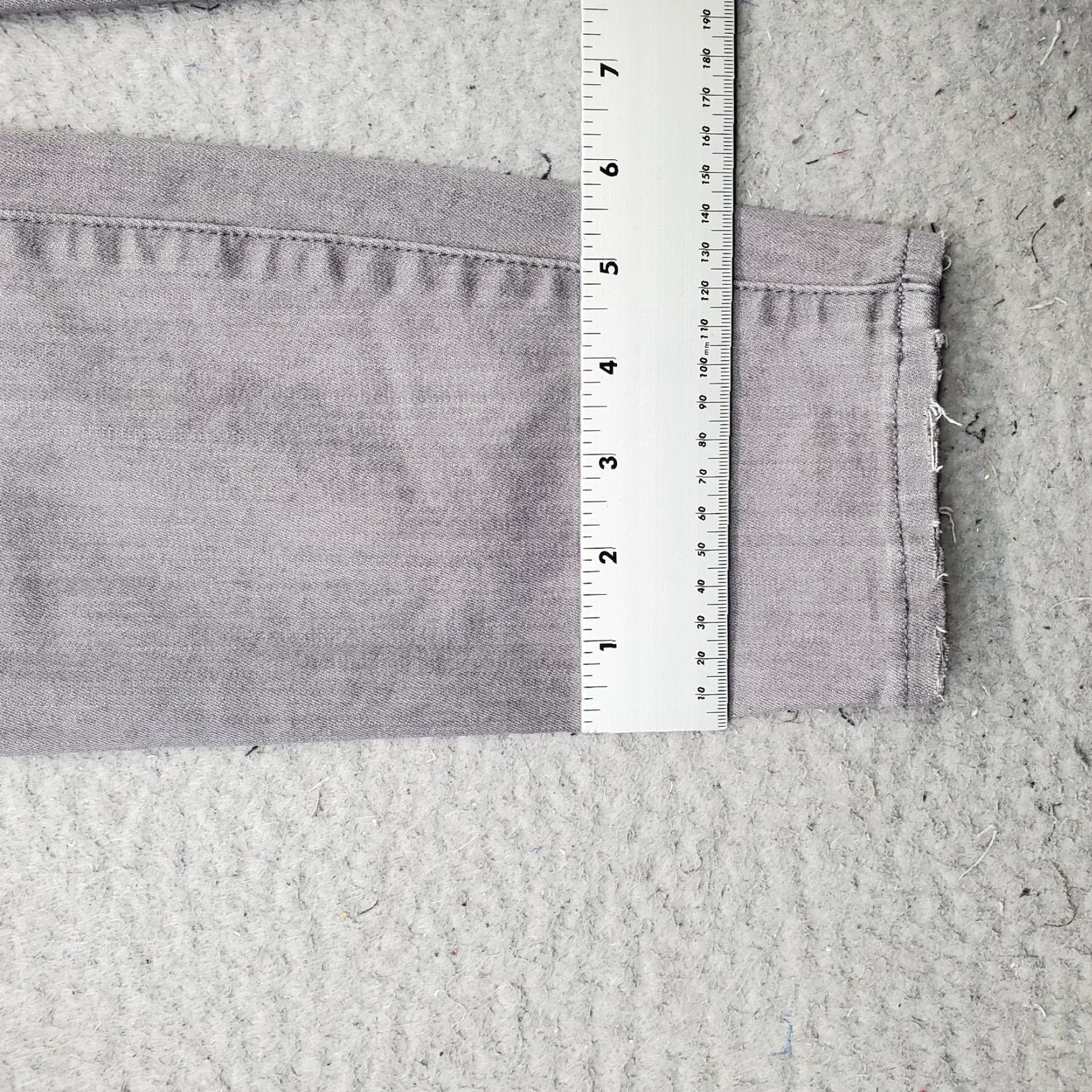 J.Crew J.CREW Lookout Skinny Jeans Womens 29 Gray Denim Stretch Flat Front High-Rise Jeans Womens 29 Gray Denim Stretch Size 29" - 5 Thumbnail