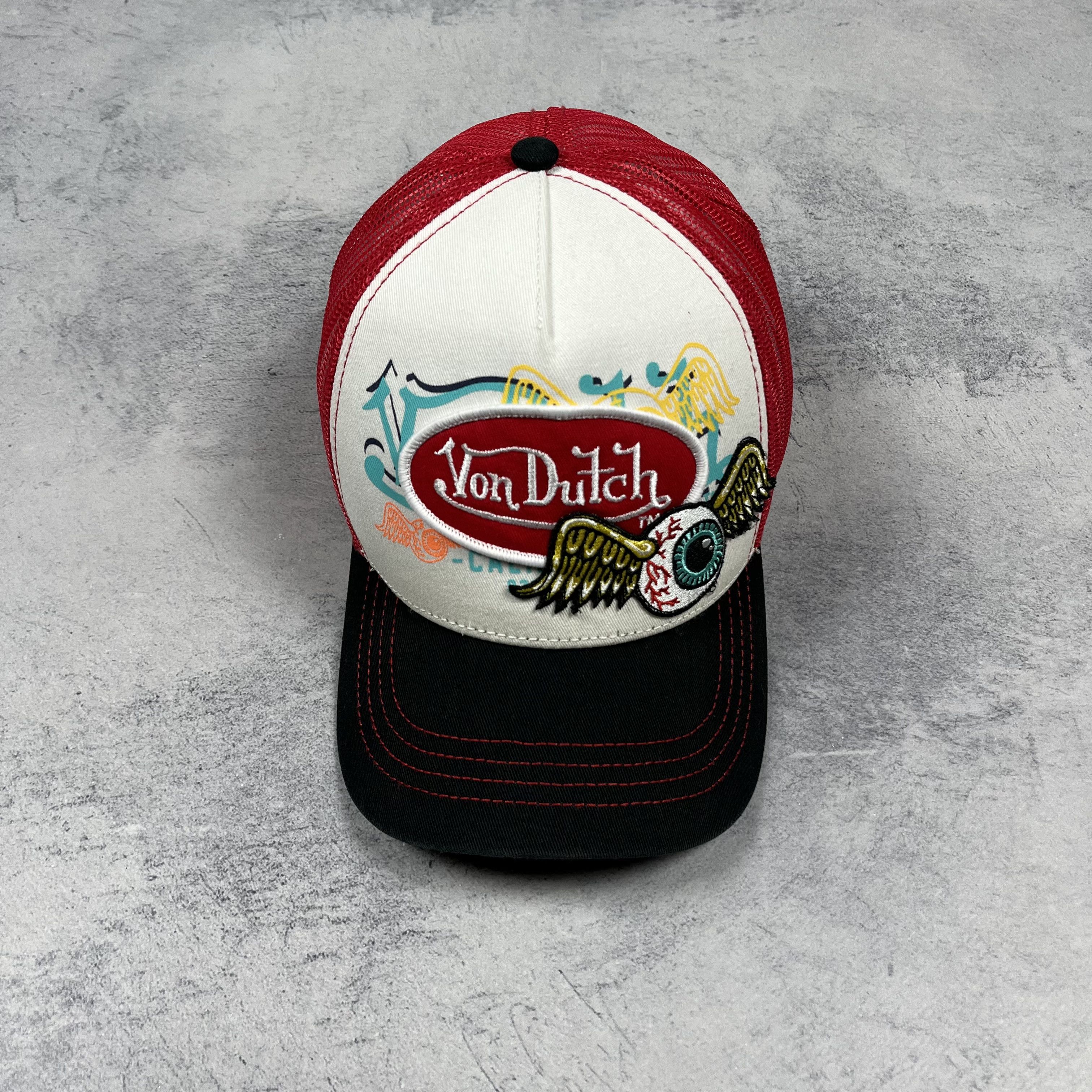 Von Dutch Von Dutch Big Logo Y2K Crazy Trucker Cap Size ONE SIZE - 2 Thumbnail
