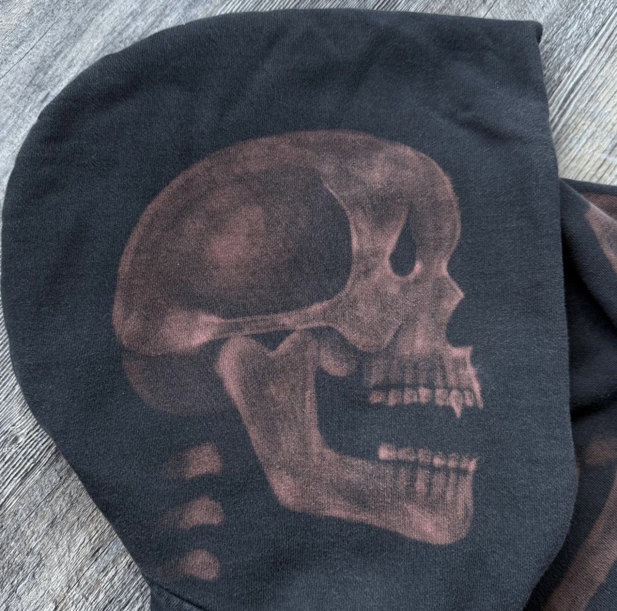 Gap Handmade bleached skeleton hoodie Size US L / EU 52-54 / 3 - 3 Thumbnail