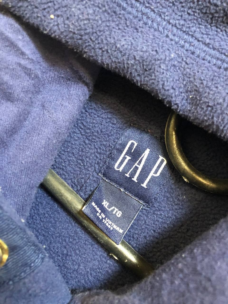 Gap Gap vintage spellout Blue Hoodie Size US XL / EU 56 / 4 - 2 Thumbnail