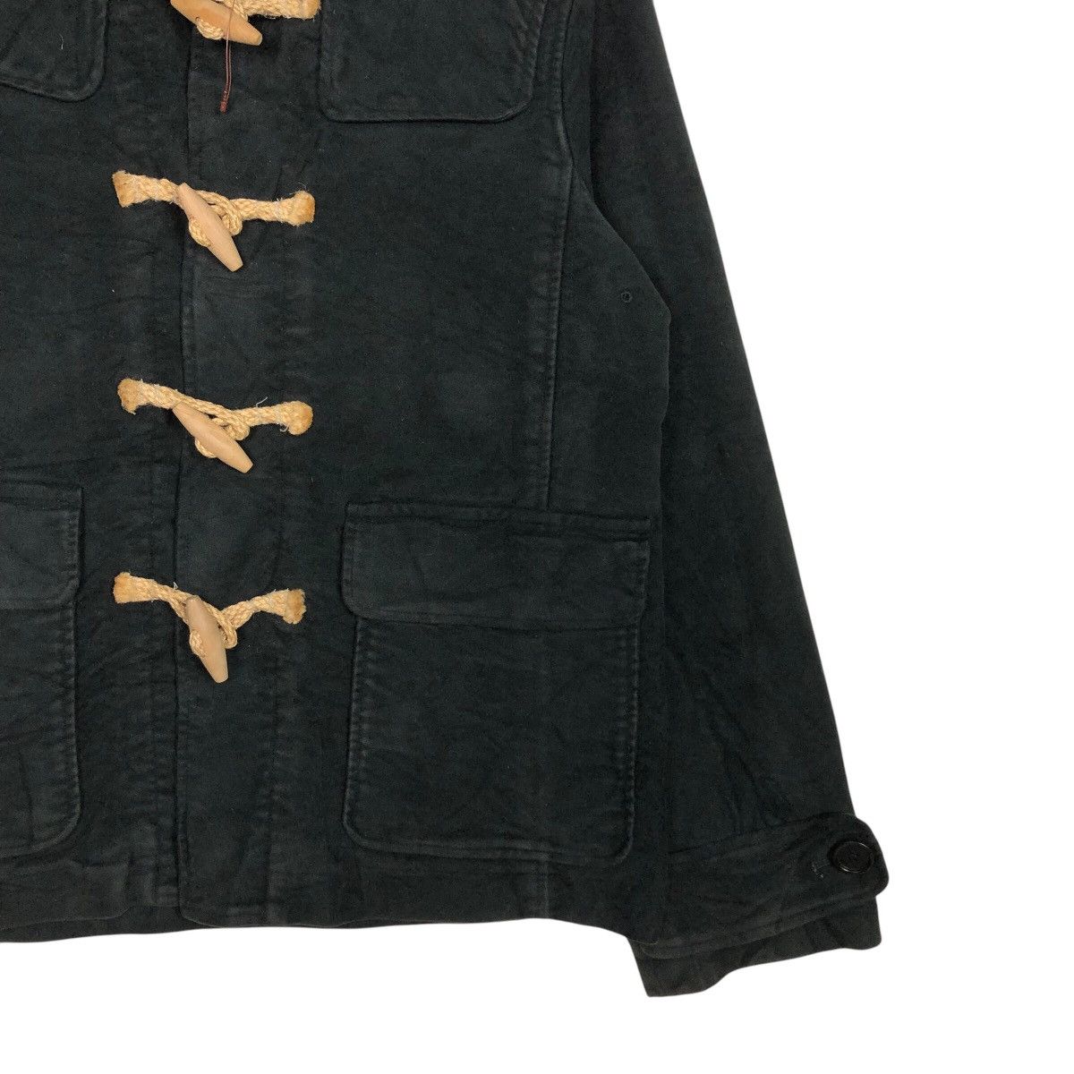 Japanese Brand 📌Rich Black Vintage Chore Jacket MHL Margaret Howell Size US M / EU 48-50 / 2 - 6 Thumbnail