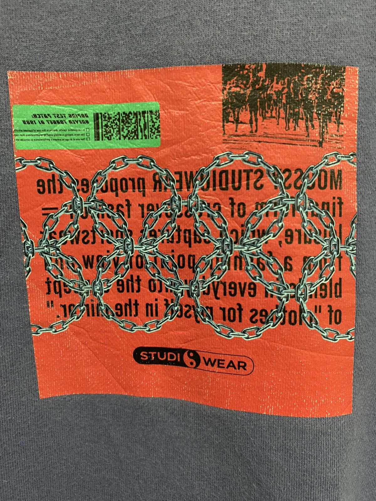 MOUSSY Moussy Studiowear Sweatshirt Size US XL / EU 56 / 4 - 4 Thumbnail