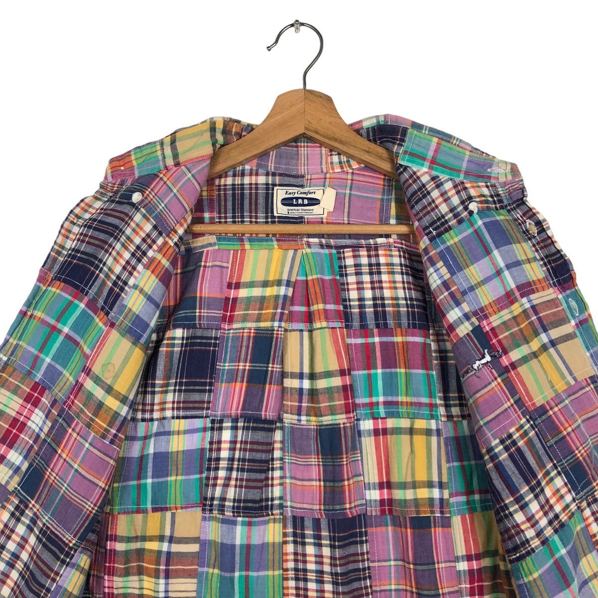 Japanese Brand 🔥Patch Work Tartan Design LRB Japan Issey Miyake Size US L / EU 52-54 / 3 - 11 Thumbnail