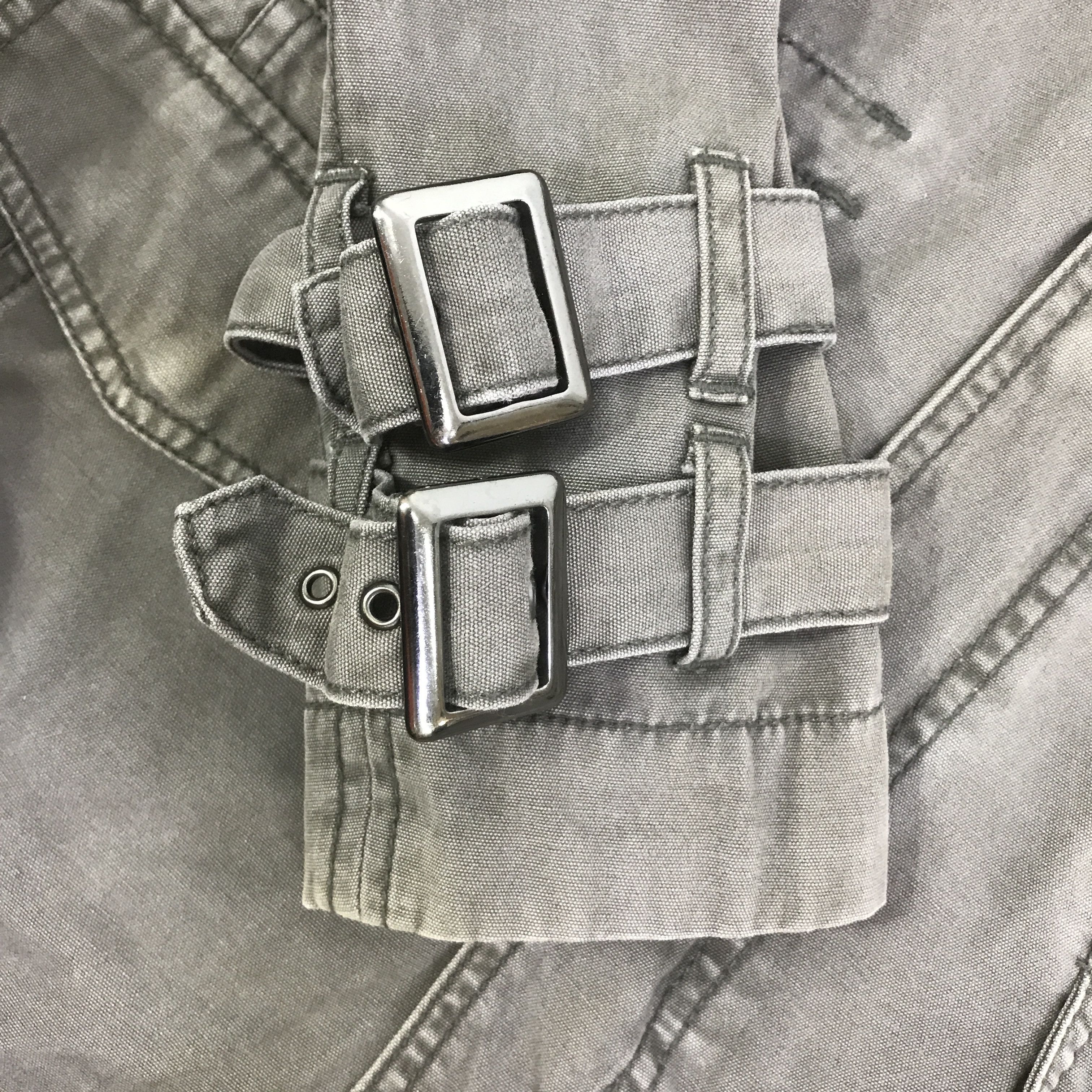roushatte standard punk bondage jacket K98B6