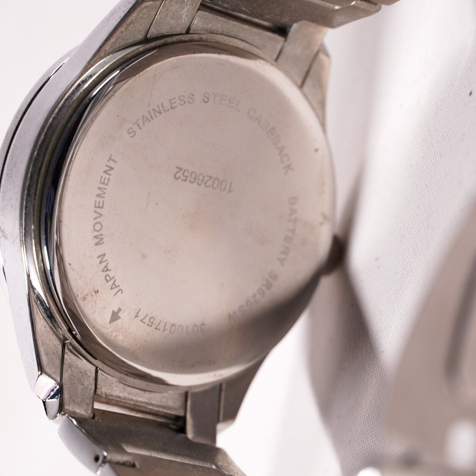 Other 4" Unlisted Stainless Steel SilverWrist Watch Japan Jewelry Size ONE SIZE - 9 Thumbnail