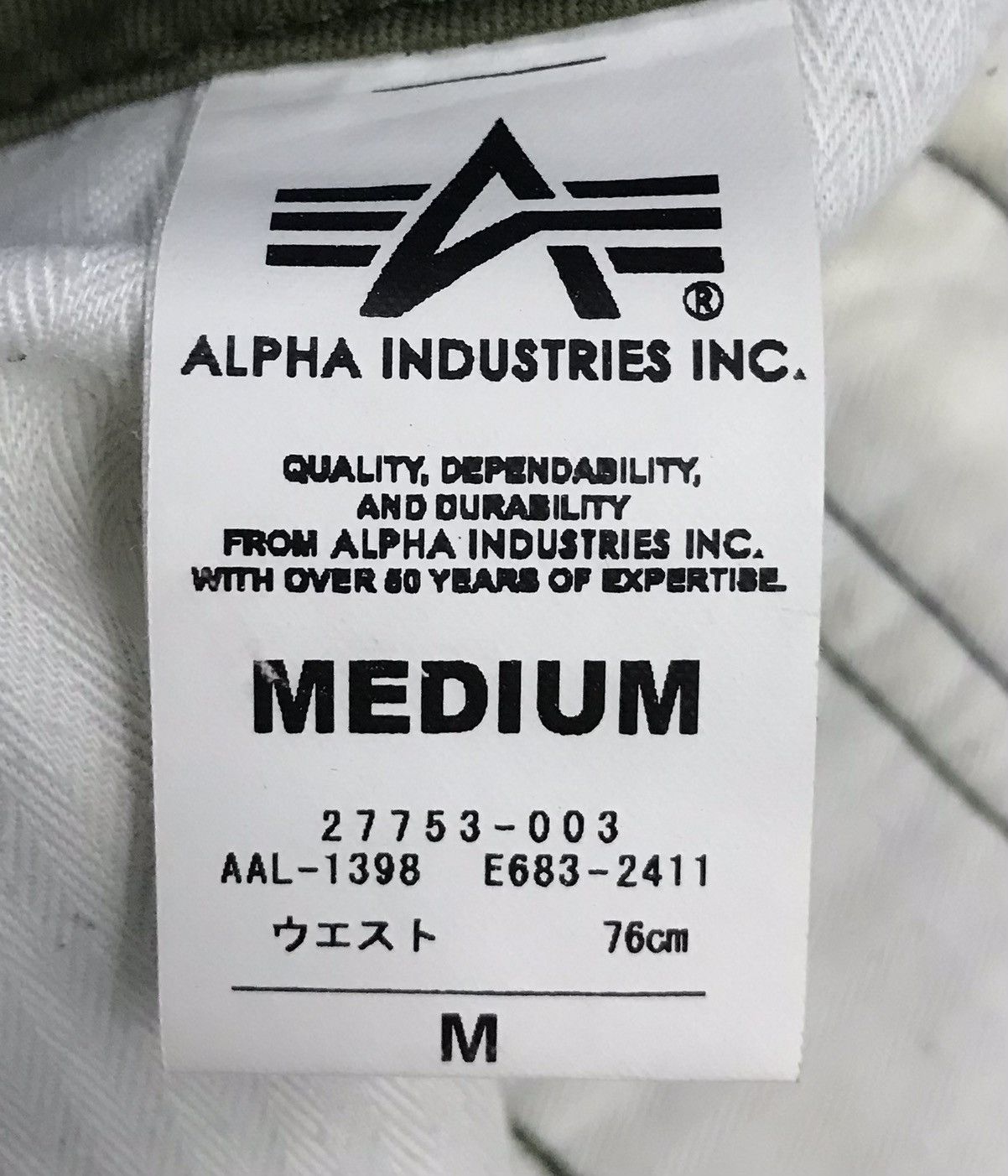 Alpha Industries × Vintage Vintage Alpha Industries Inc Cargo Pants Size US 34 / EU 50 - 19 Thumbnail