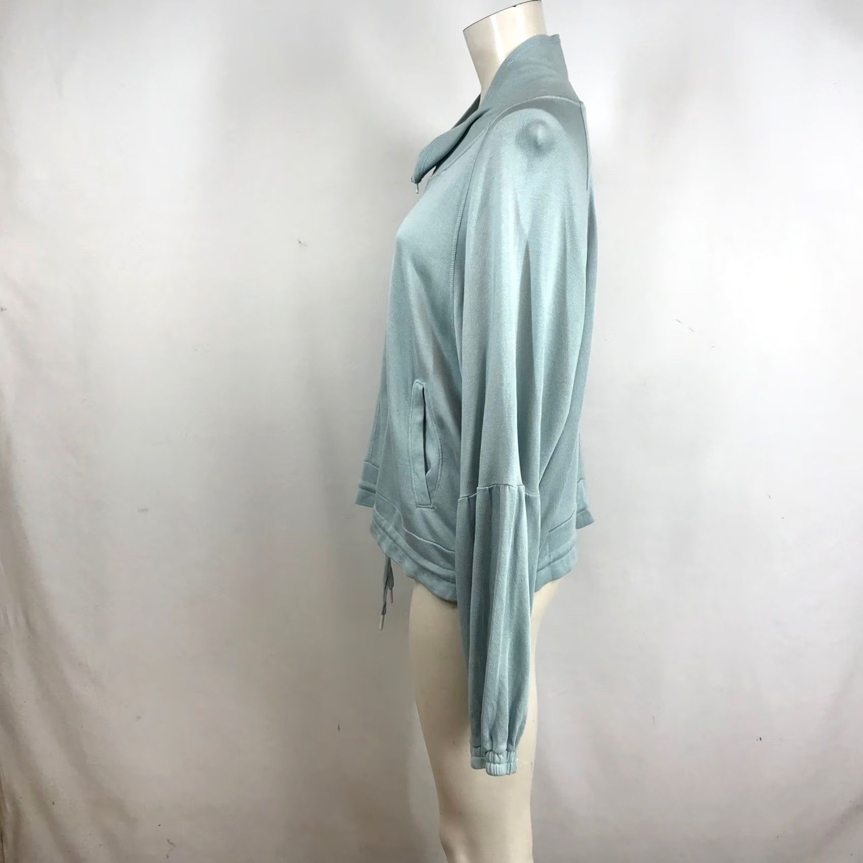 Anthropologie Saturday Sunday Anthropologie Hoodie Jacket Women Medium Blue Funnel Neck Zip Up Size M / US 6-8 / IT 42-44 - 6 Thumbnail