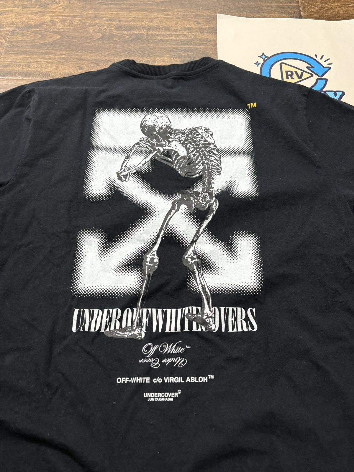 Off-White × Undercover OFF WHITE X UNDERCOVER UNDEROFFWHITECOVERS TEE Size US L / EU 52-54 / 3 - 3 Thumbnail