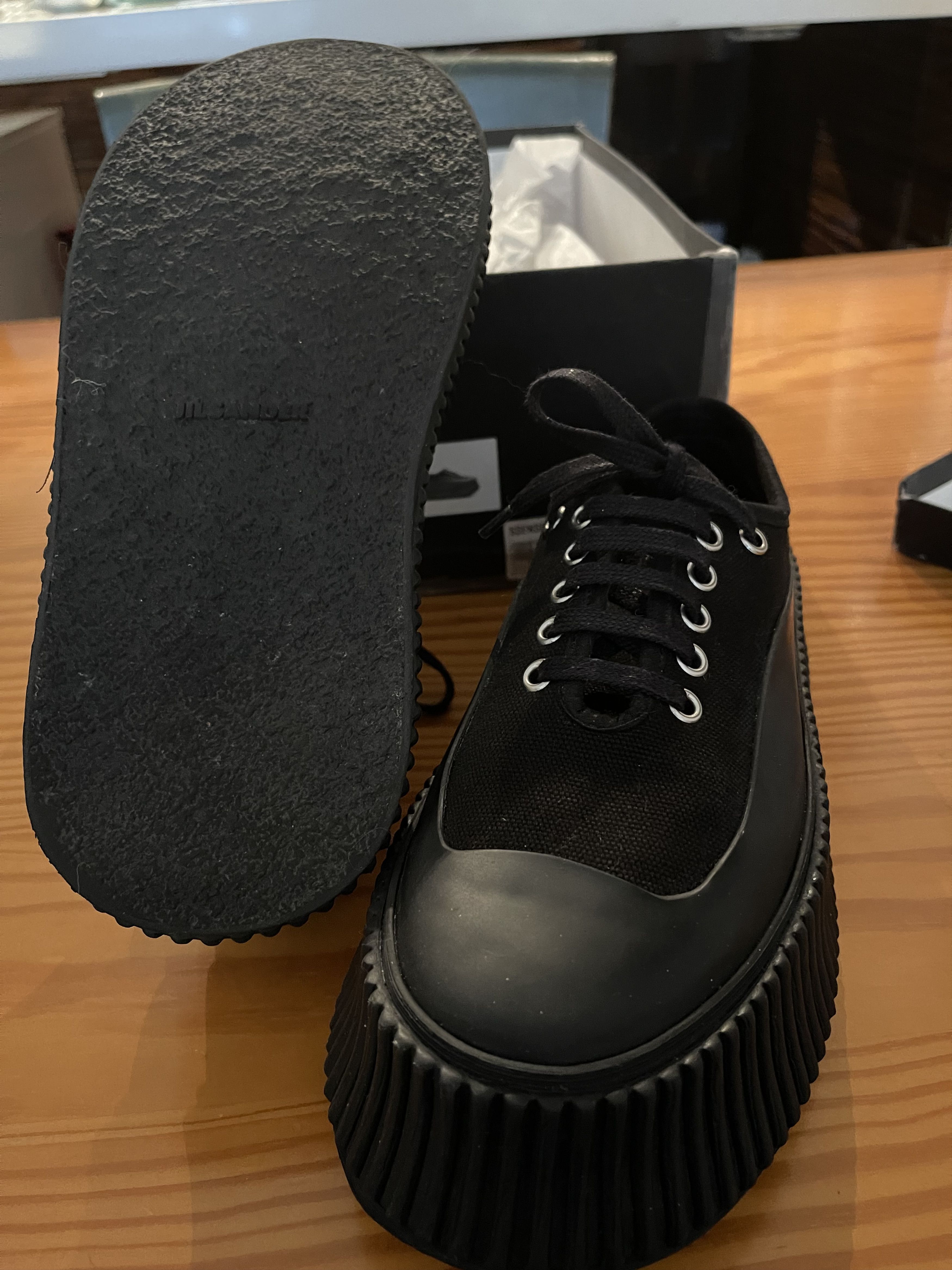 Jil Sander Jil Sander platform Sneakers - Black 38 Size US 8 / IT 38 - 3 Thumbnail